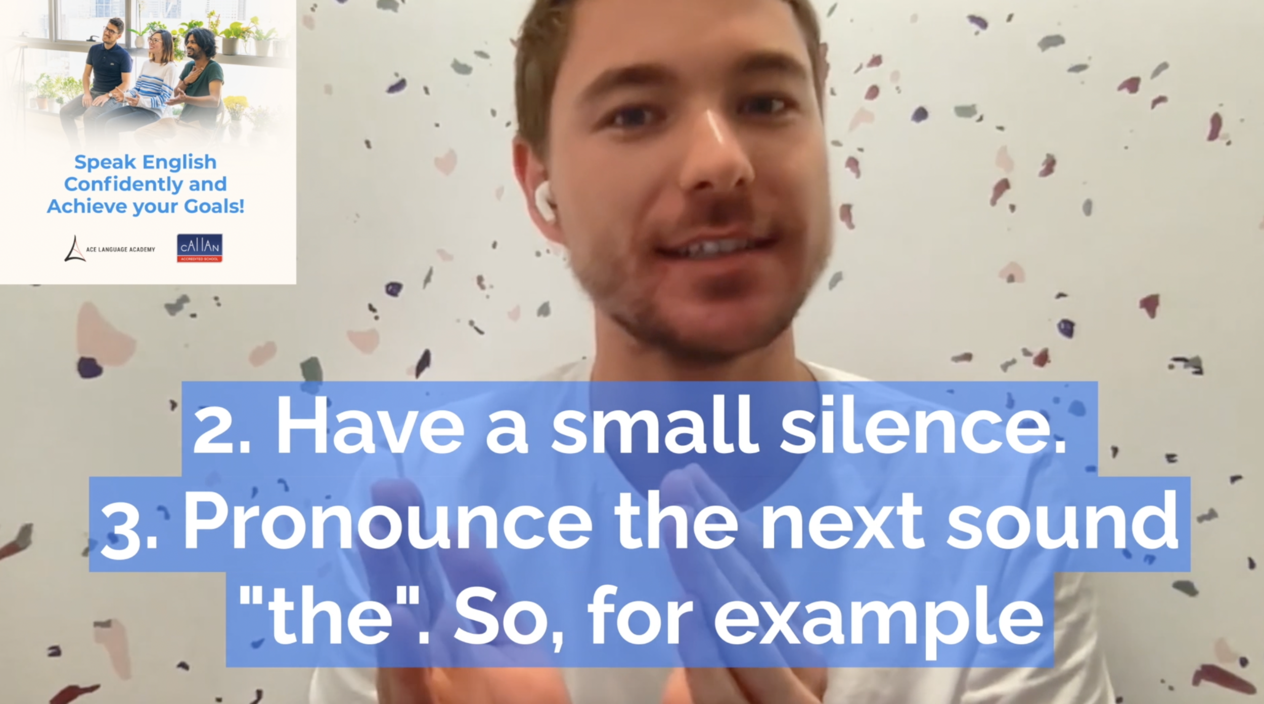 How to pronounce “s” and “th”