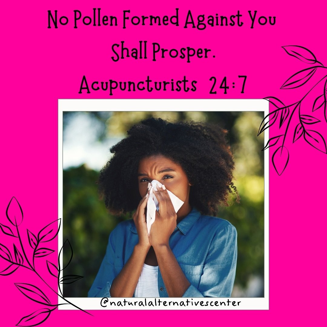 🌱 It&rsquo;s your seasonal reminder not to let pollen get the best of you!

There is always time to prep for allergy season or to stop seasonal allergies in their tracks 

Make your appointment now! Start your herbal allergy formulas and enjoy time 