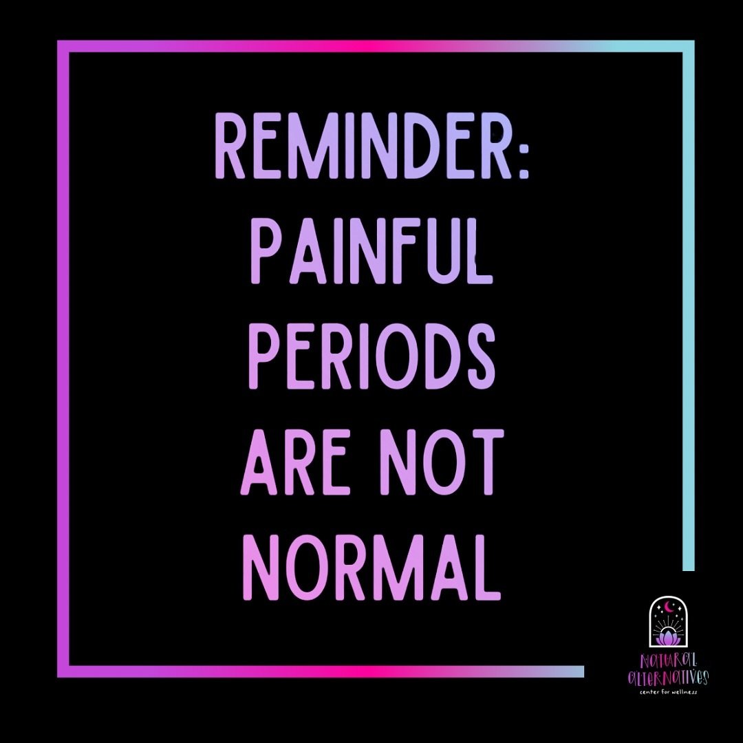 PAINFUL PERIODS ARE NOT NORMAL!

Just wanted to remind you in case you forgot.

Despite my goal to infuse as much humor as possible into my pages - I still have to incorporate some serious 💩 in between.

The reasons that you are experiencing painful