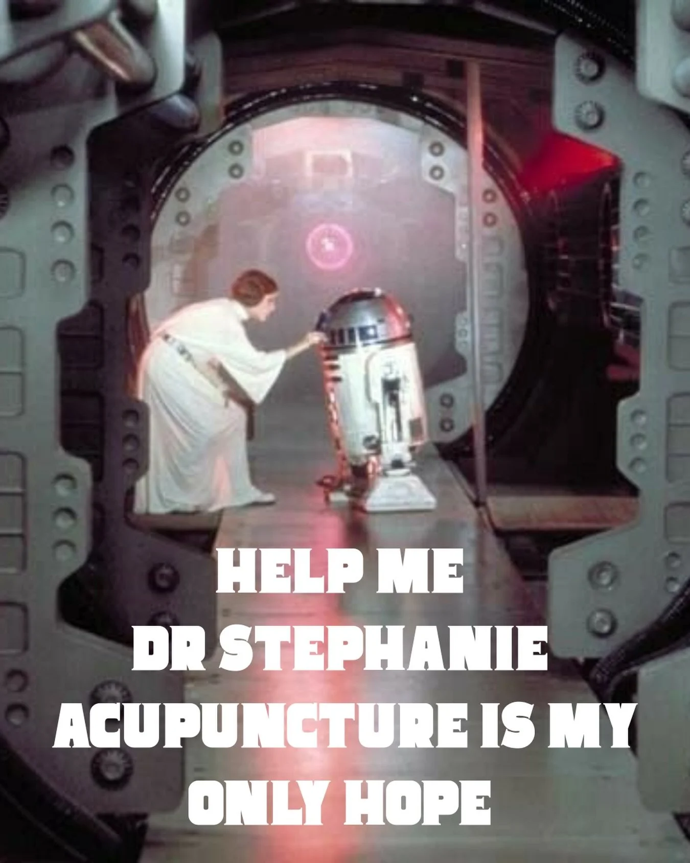 Were you looking for a sign it&rsquo;s time to try Acupuncture?

Here it is!

May the 4th be with you!

#maythe4thbewithyou 
#acupuncture 
#princessleia 
#starwars