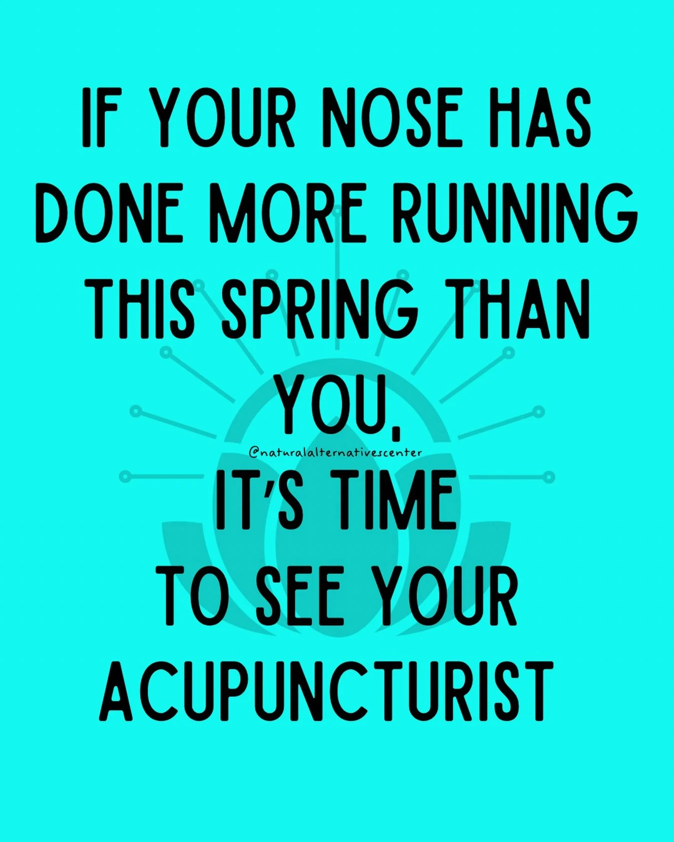 Stay ahead of your allergies - and not just if you have endometriosis.

Patients with allergies who get Acupuncture report needing OTC allergy meds less, patients experience less allergy symptoms, and they enjoy the Spring more!

Don&rsquo;t let your