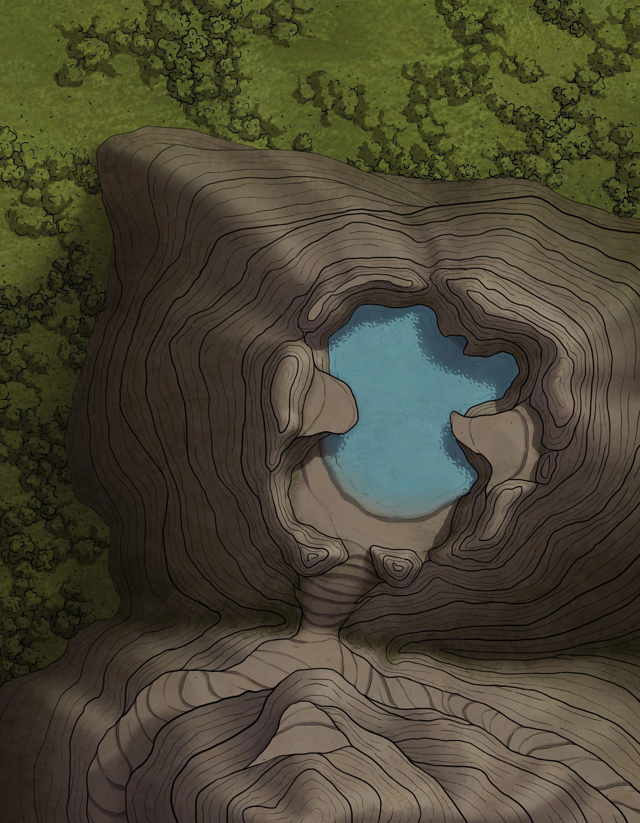 Map 214 - Flooded Crater