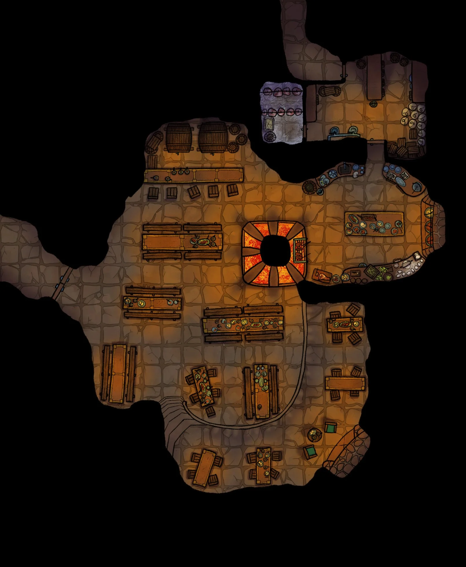 Map 260 - Dwarven Tavern