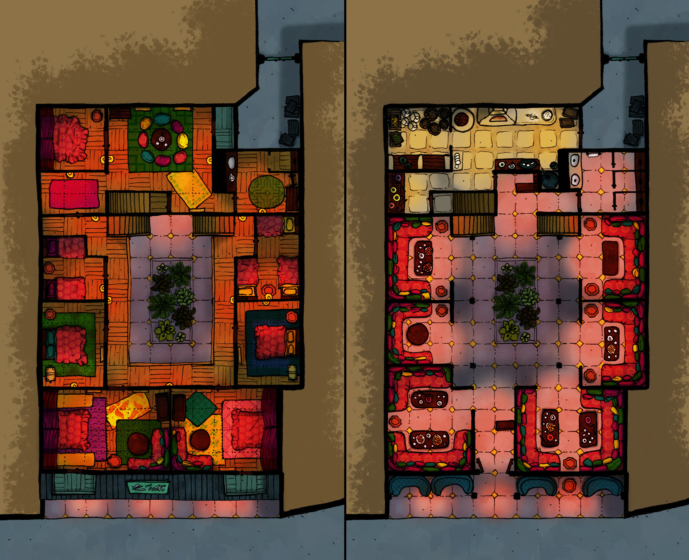 Map 110 - Tavern in a Desert Town