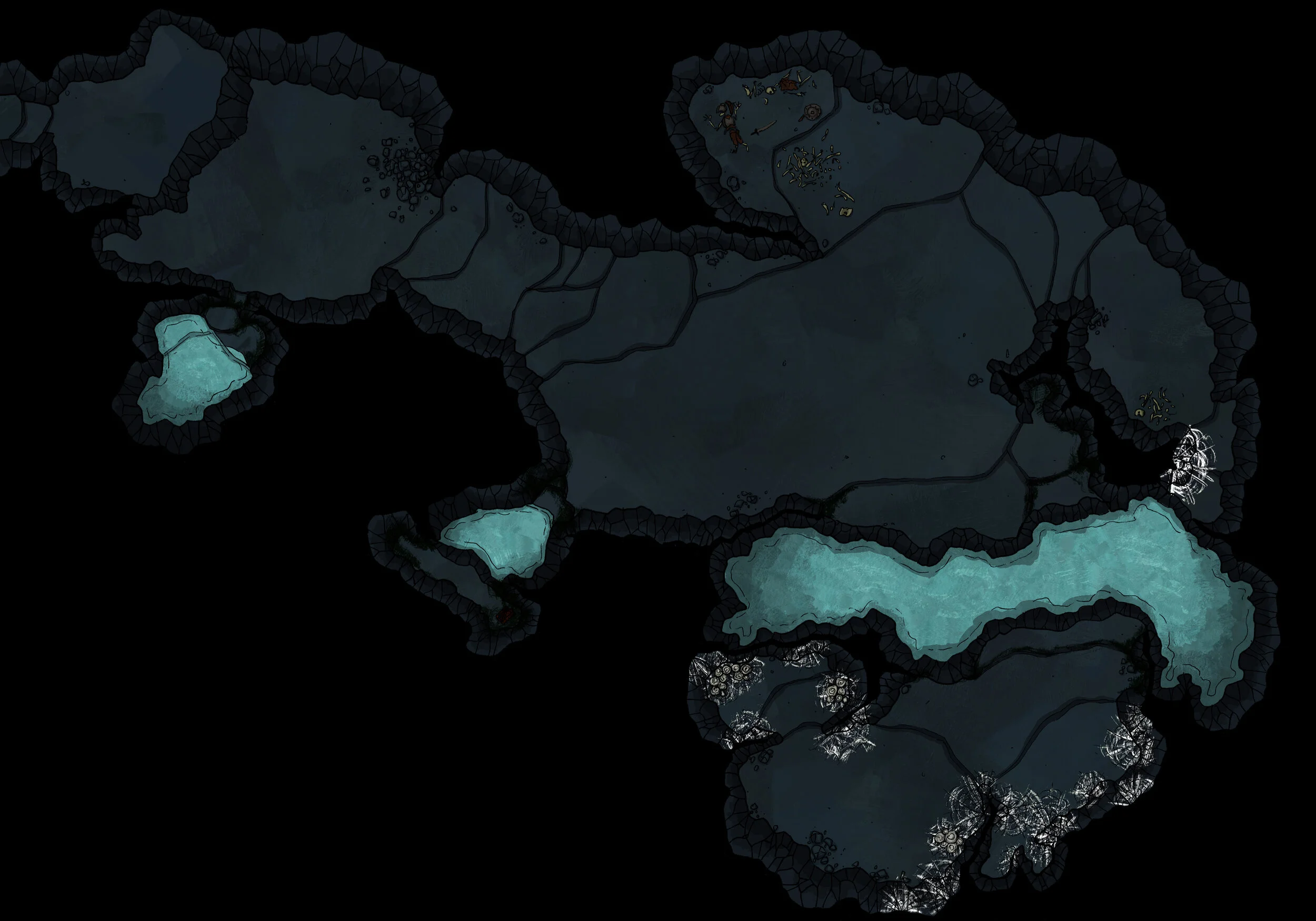 Map 61 - Spider Caverns