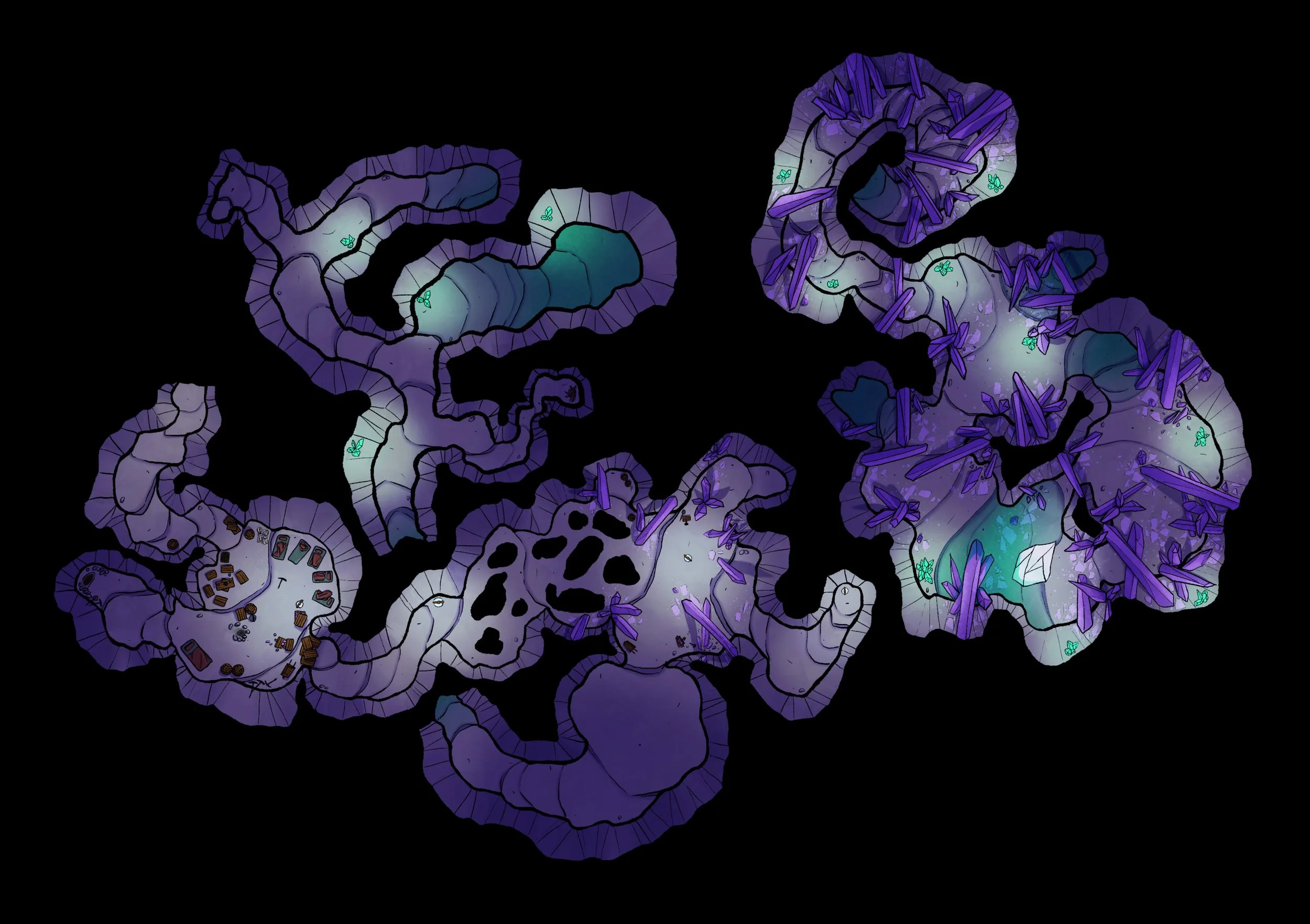 Map 220 - Crystal Cave