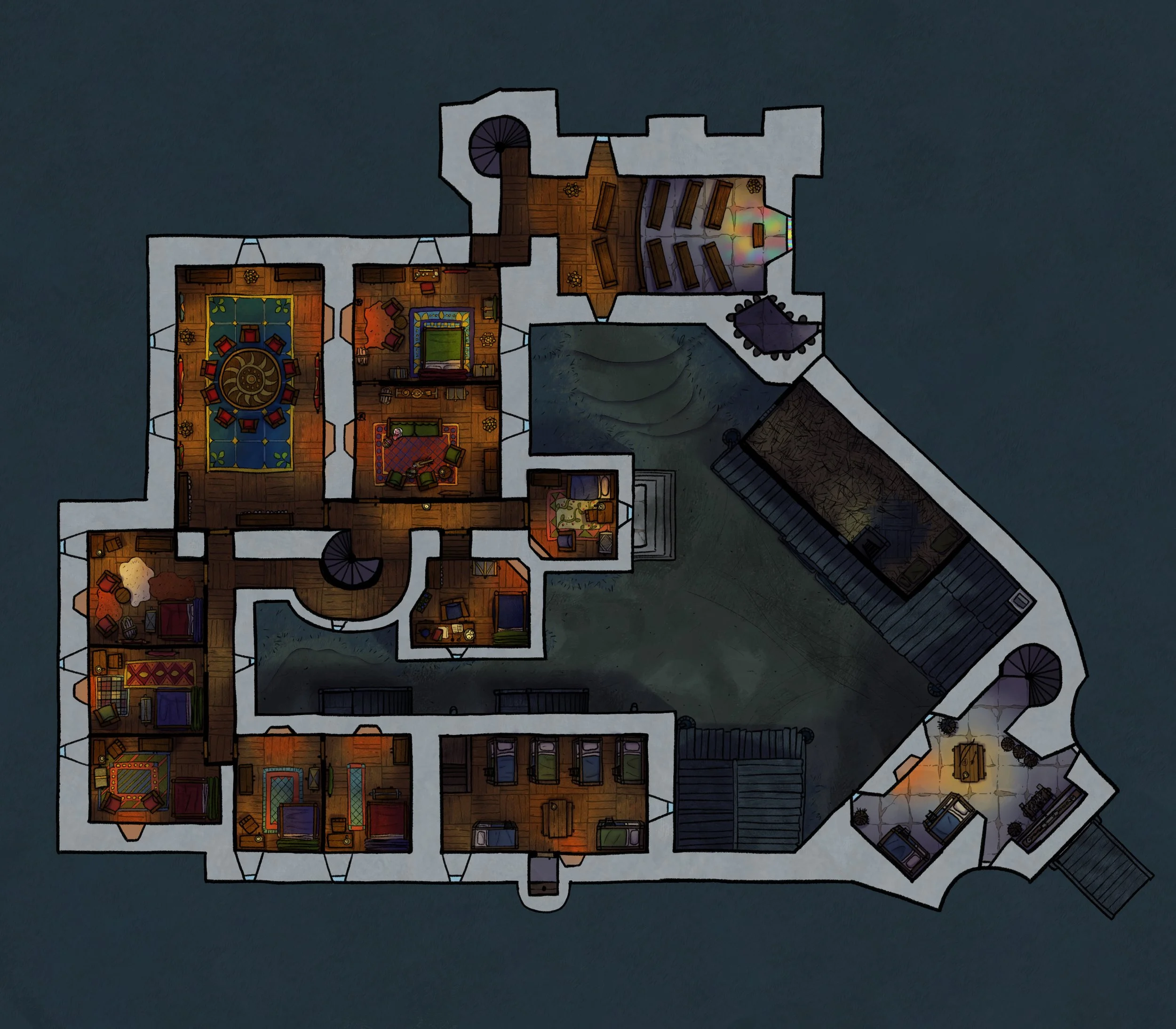 Map 263 (A) - Castle (Second Floor)