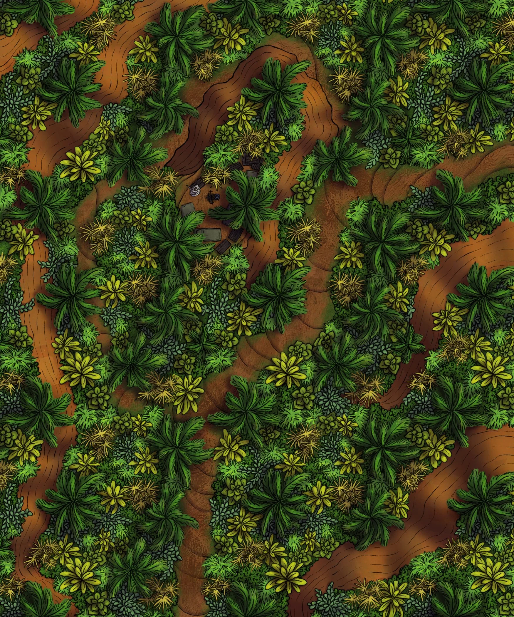 Map 258 - Jungle Camp