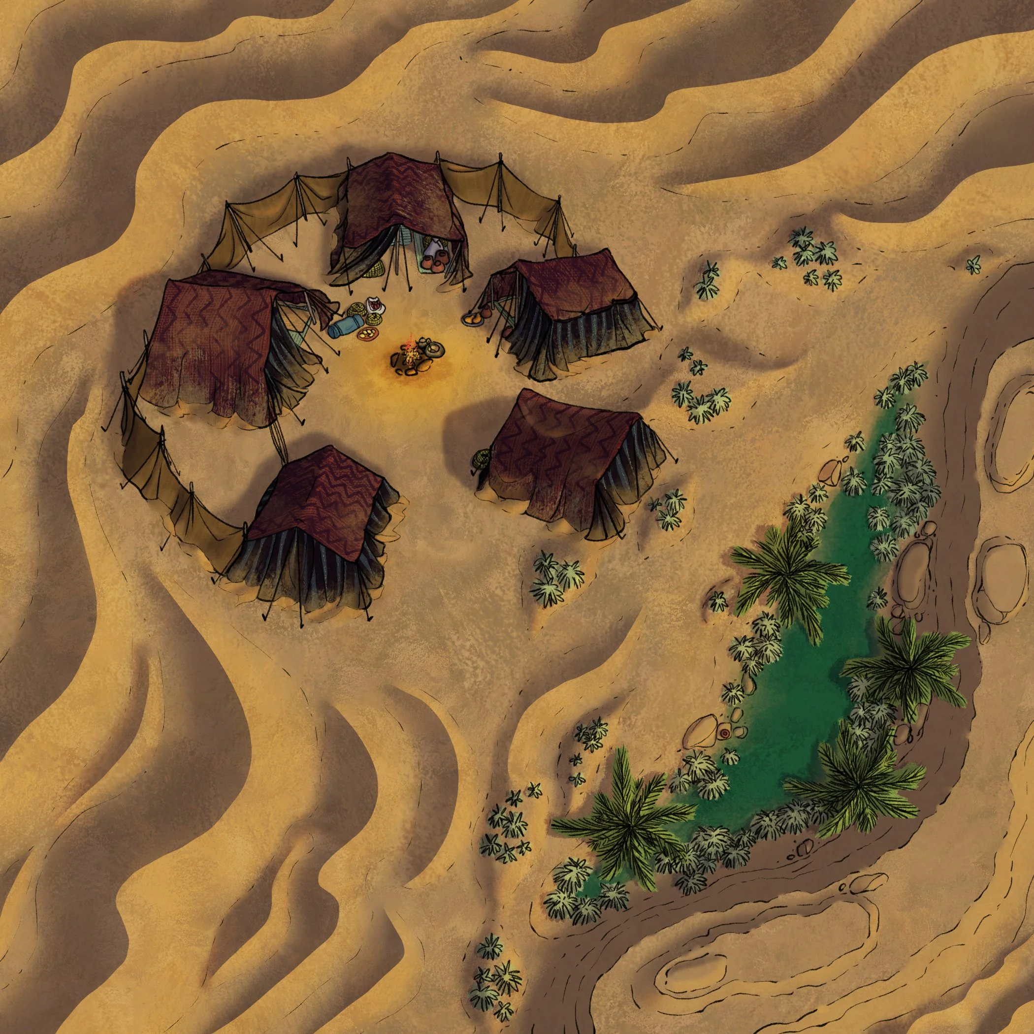 Map 256 - Desert Camp