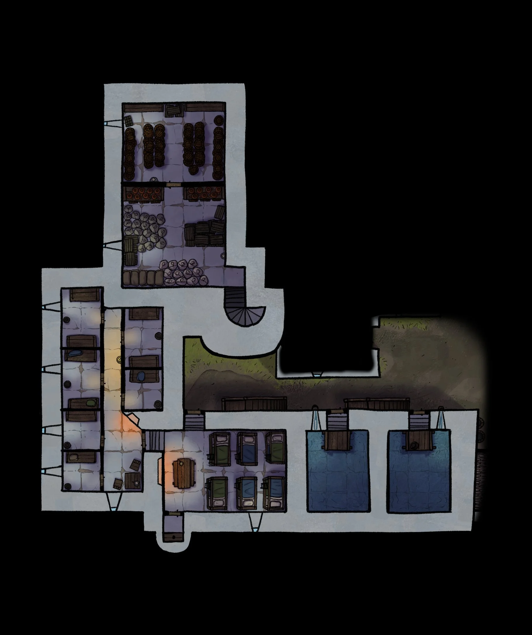 Map 263 (B) - Castle (Basement)