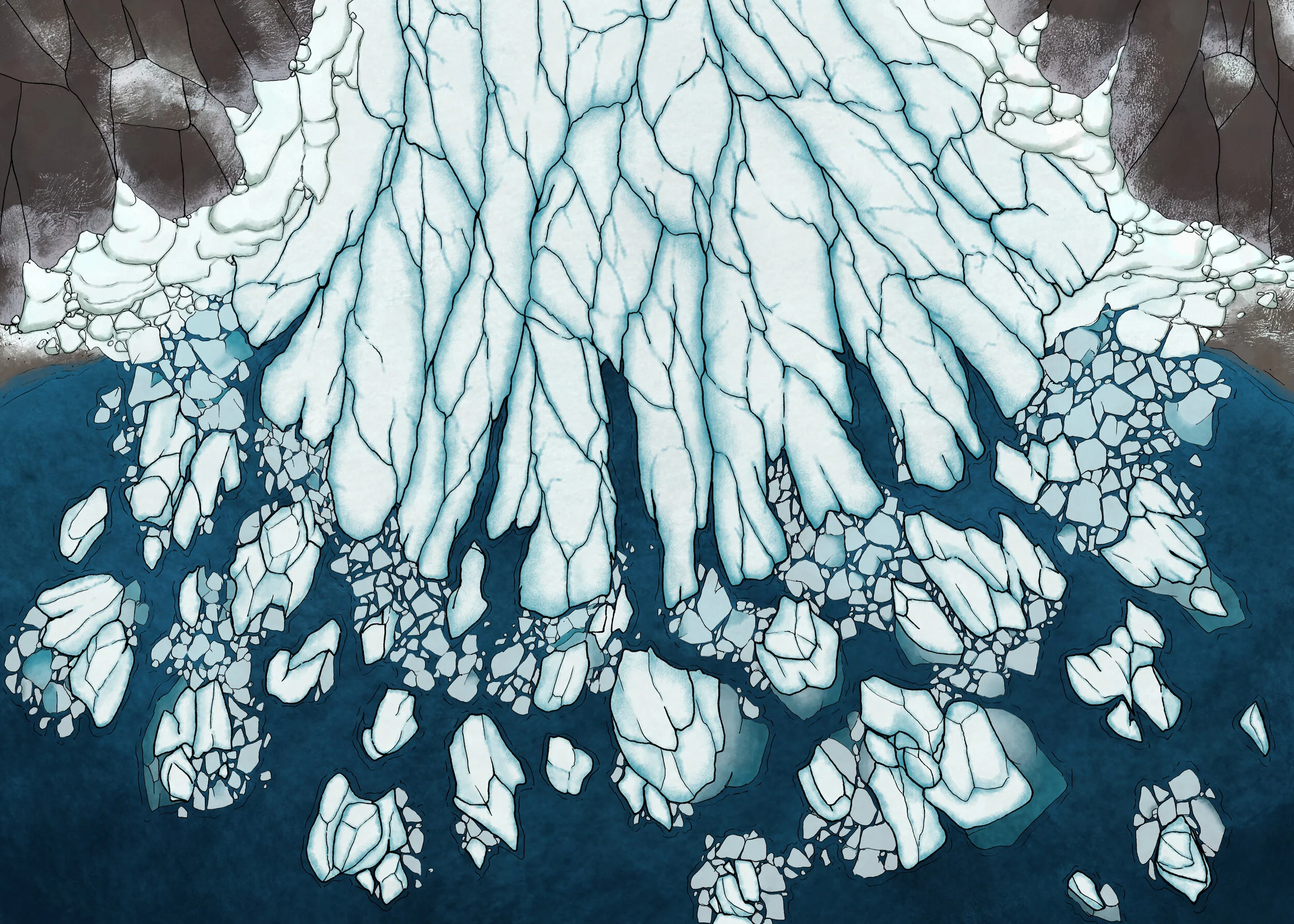 Map 137 - Thawing Glacier