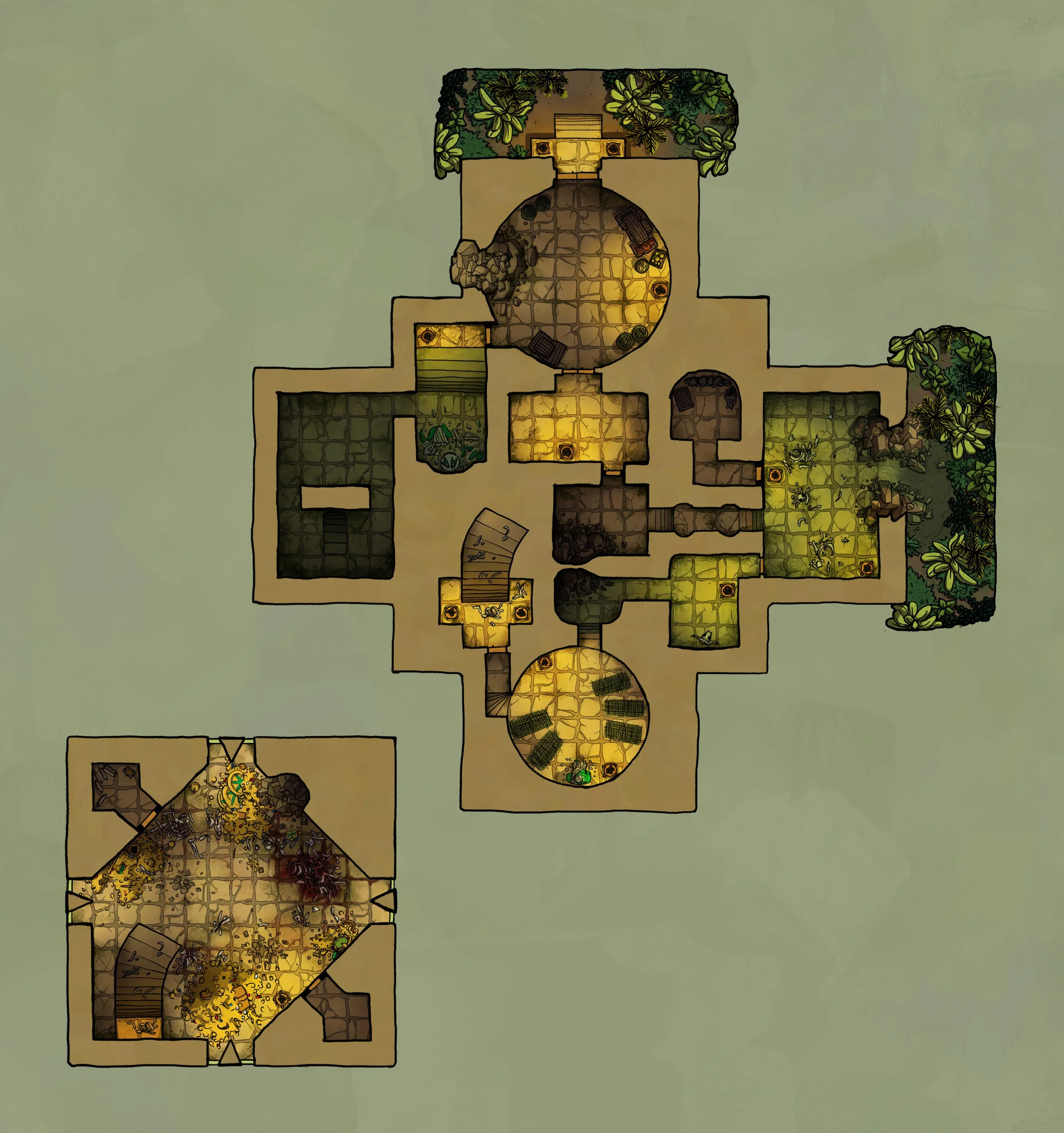 Map 210 - Black Dragon's Lair