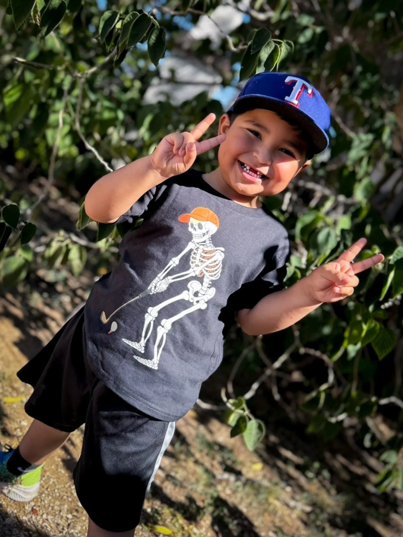 Let&rsquo;s take a moment to welcome MATEO!!!💥 Our newest little AGV Model! Mateo is our youngest member &amp; will be representing our Youth section. Check him out in our Golf Skully Tee!🏌️