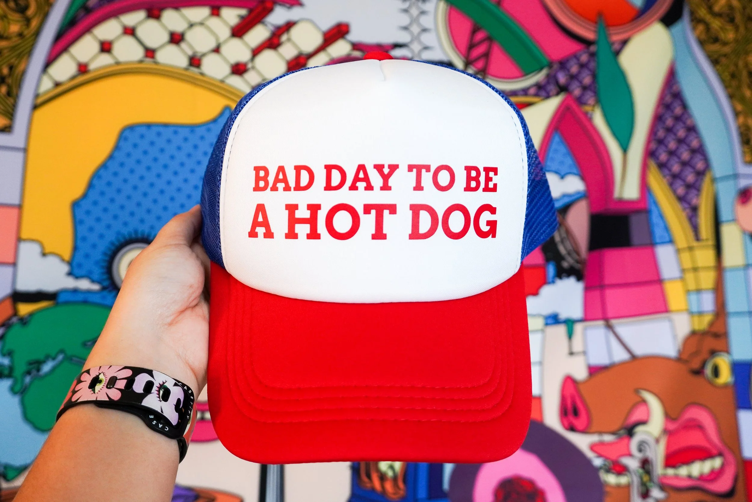 Bad Day To Be A Hot Dog Trucker Hat