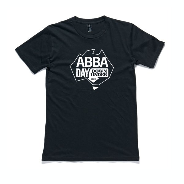 ABBA Day Downunder black tee mockup screenprint.jpeg