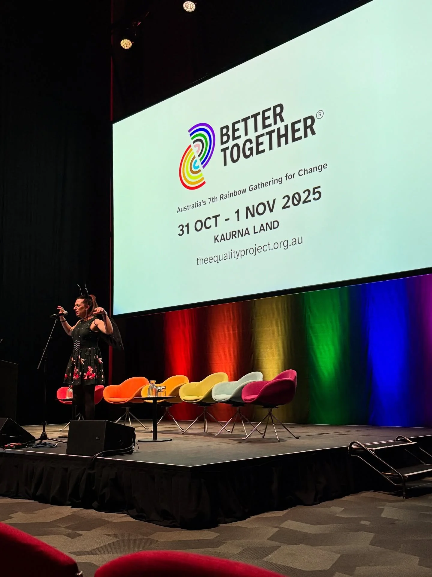 DAY 1 complete ✅ Over 45 sessions full of learning, sharing, and meeting new people. See you tomorrow! 

Day 2: Registration opens 8am, sessions start at 9am. 

#lgbtqiaplus #bettertogether #prideadelaide