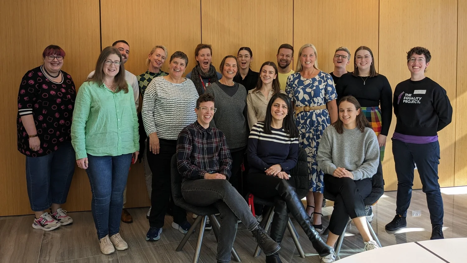Participants of the 2024 Melbourne Adaptive Leadership Program cohort standing together.