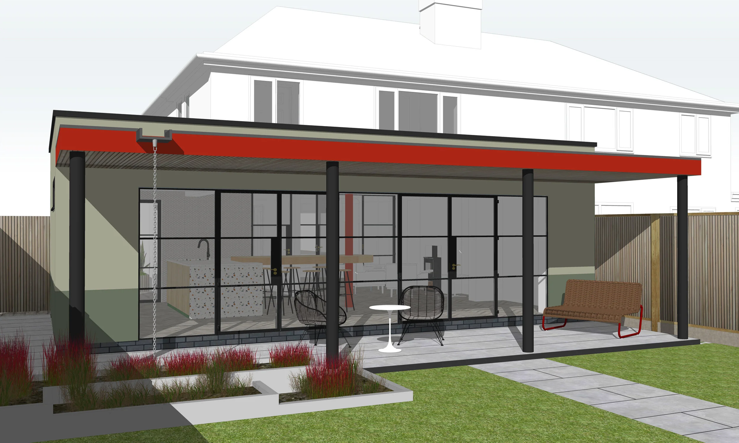 Kitchen garden extension to existing home in South Manchester — Cross