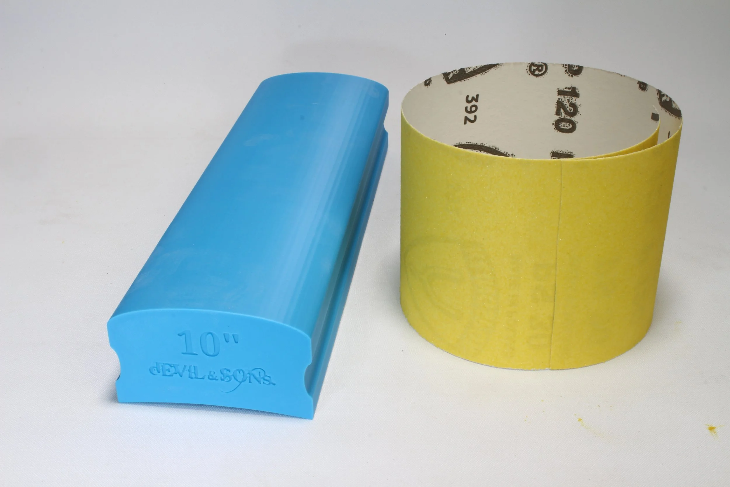 10" Guitar Fretboard Radius Sanding Block (250mm Long)