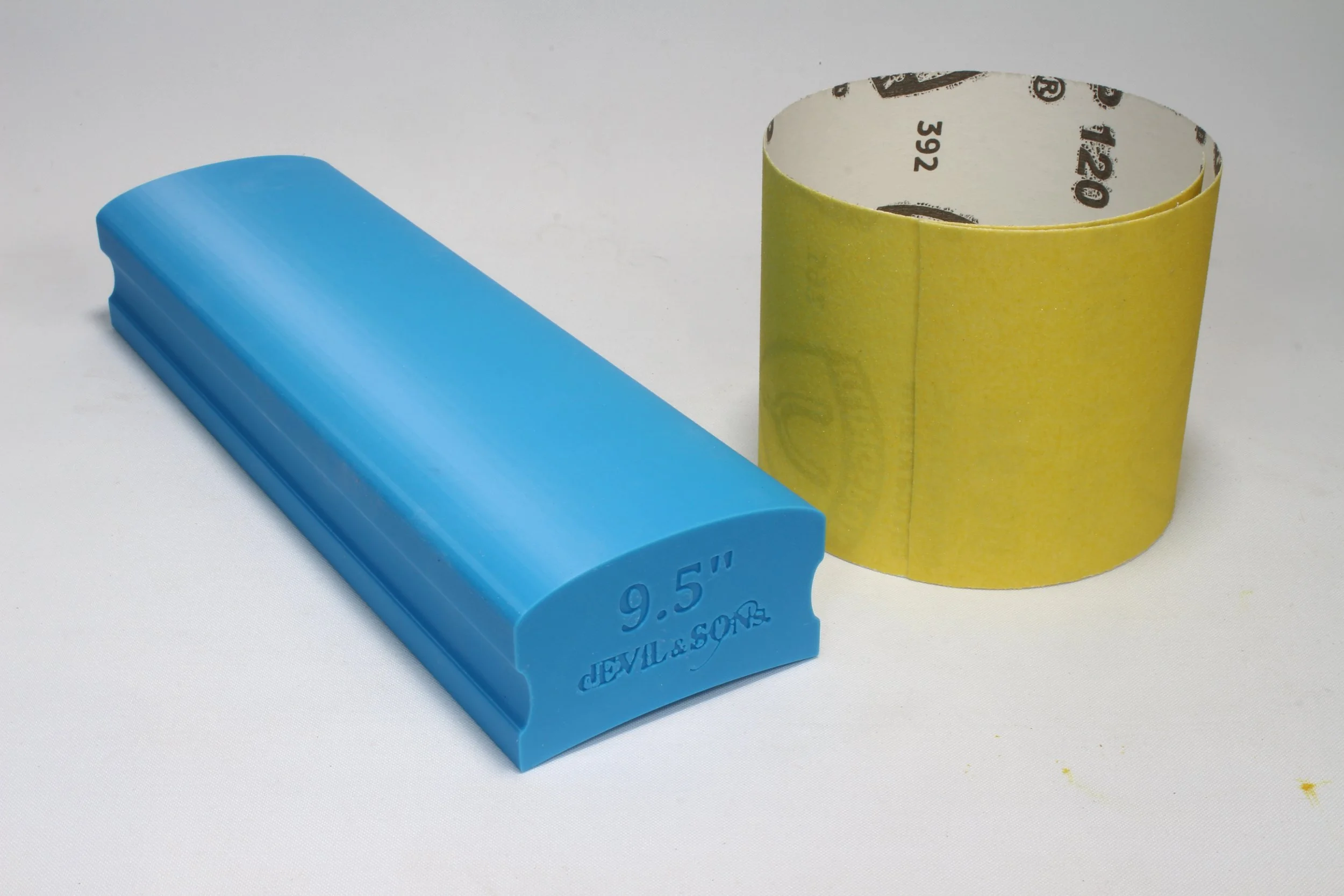 9.5" Guitar Fretboard Radius Sanding Block (250mm Long)