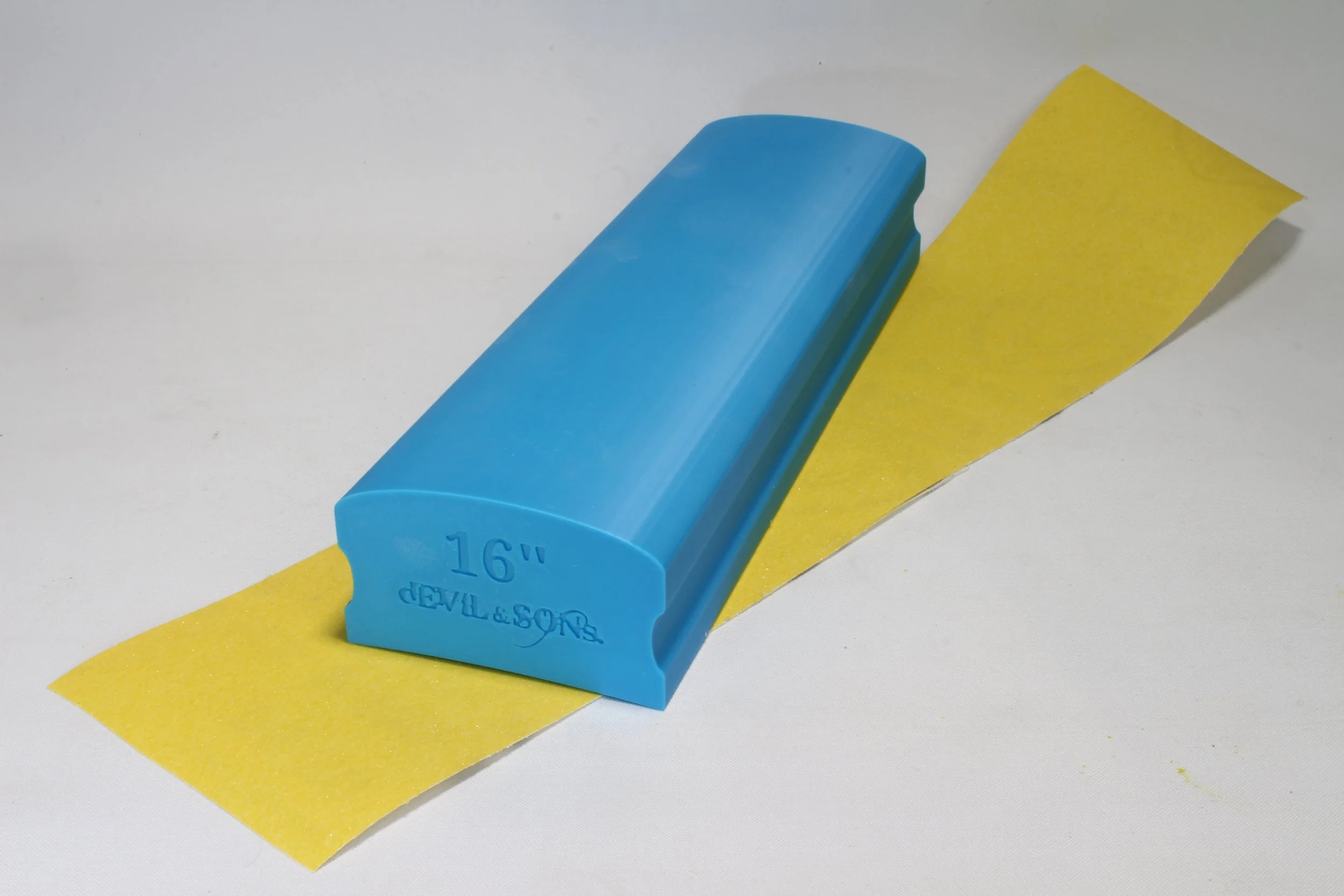 16" Guitar Fretboard Radius Sanding Block (250mm Long)