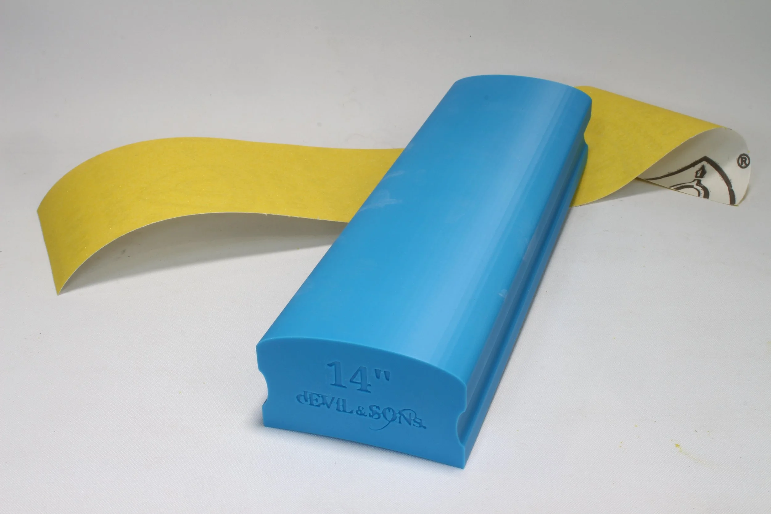 14" Guitar Fretboard Radius Sanding Block (250mm Long)