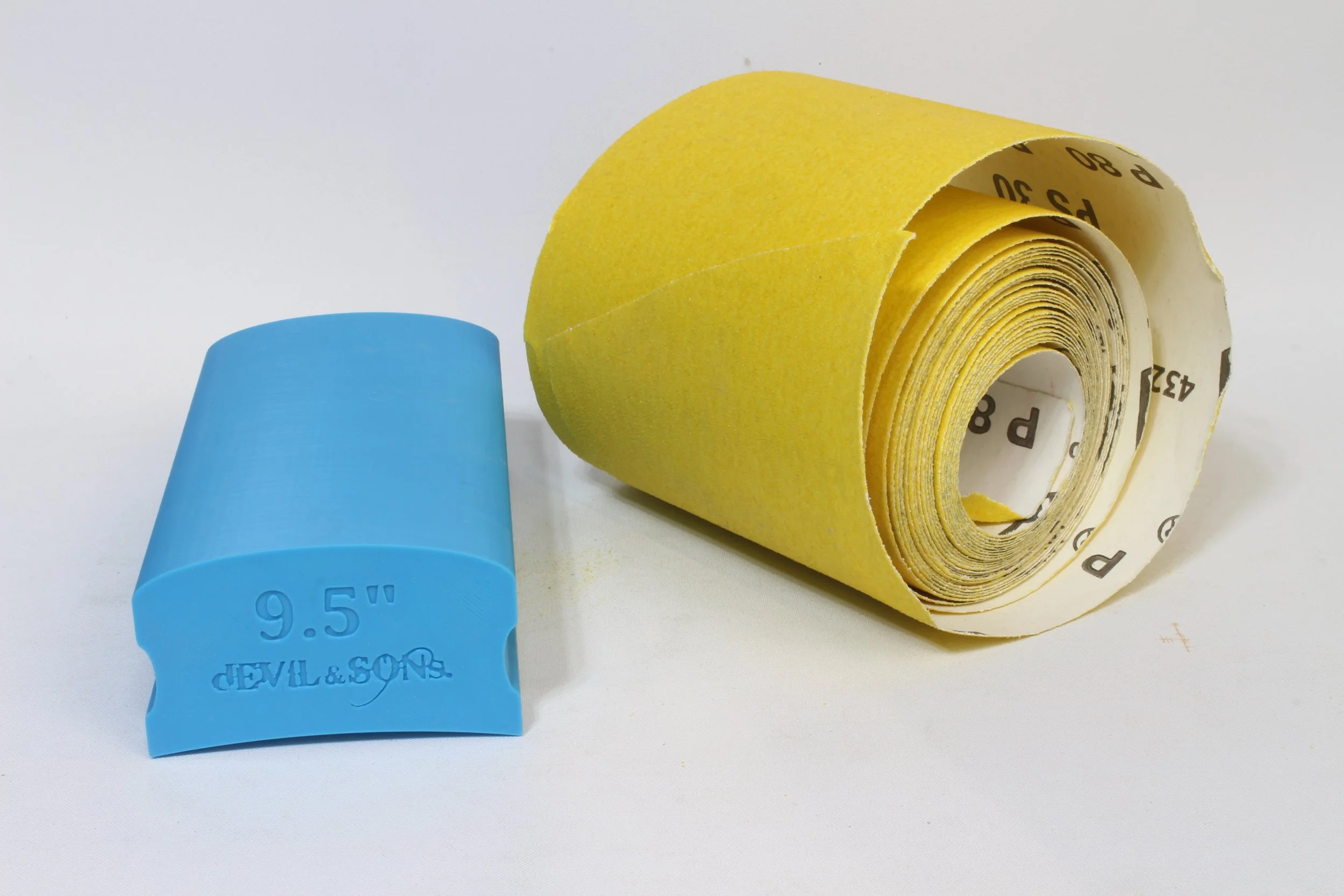 9.5" Guitar Fretboard Radius Sanding Block (150mm Long)