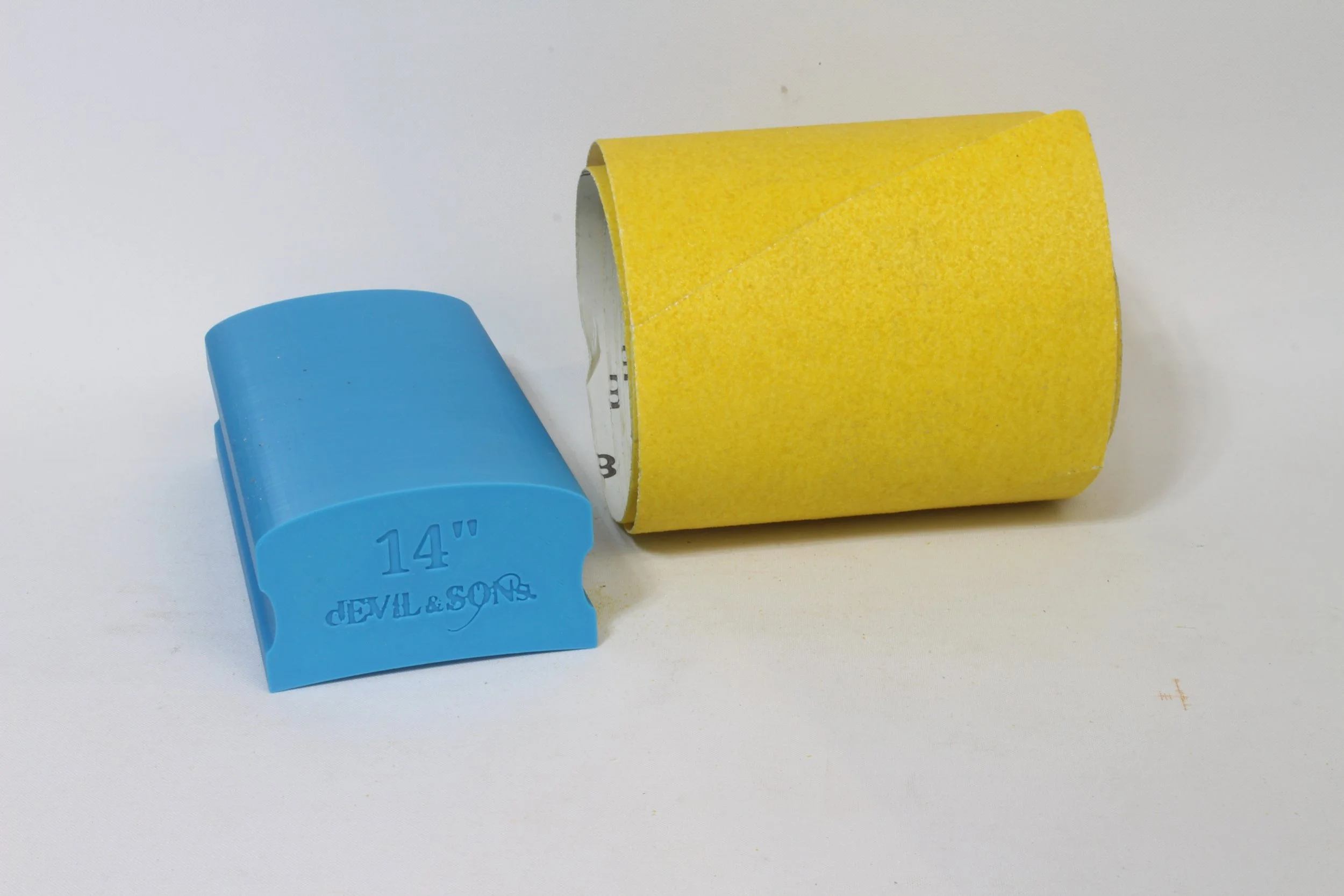 14" Guitar Fretboard Radius Sanding Block (150mm Long)