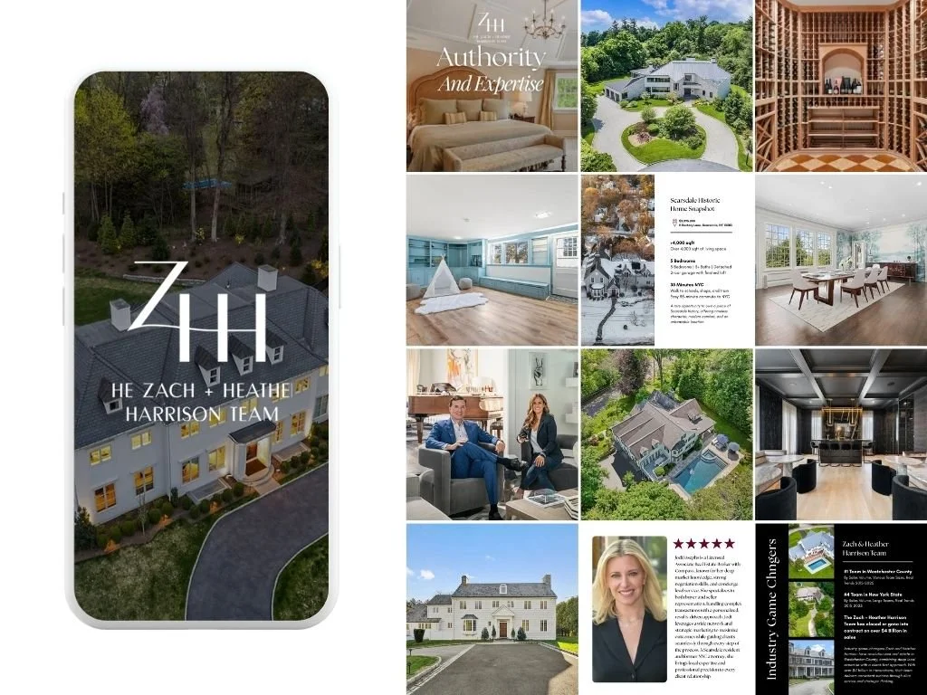 Zach & Heather Harrison Real Estate Client for Instagram & Linkedin Design, Copywriting & Management