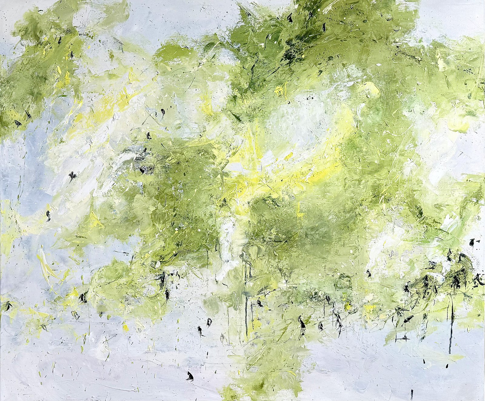 Fields of green, 100x120x4cm, 3.030