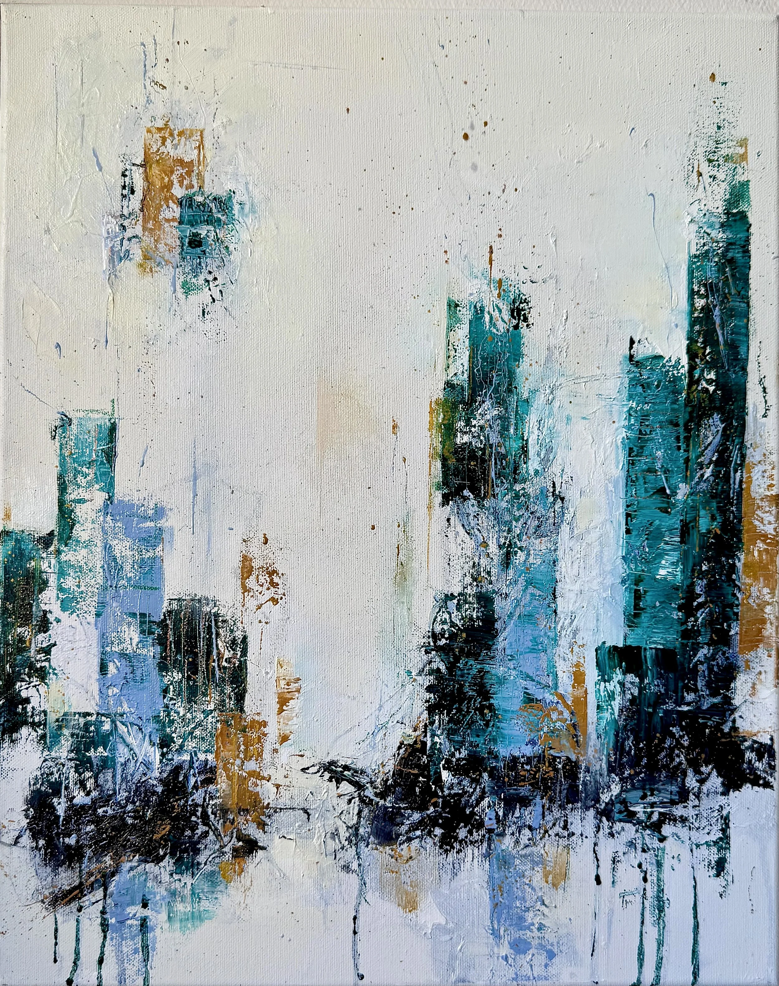 Manhattan Pulse, 50x40x2cm, 700,-€