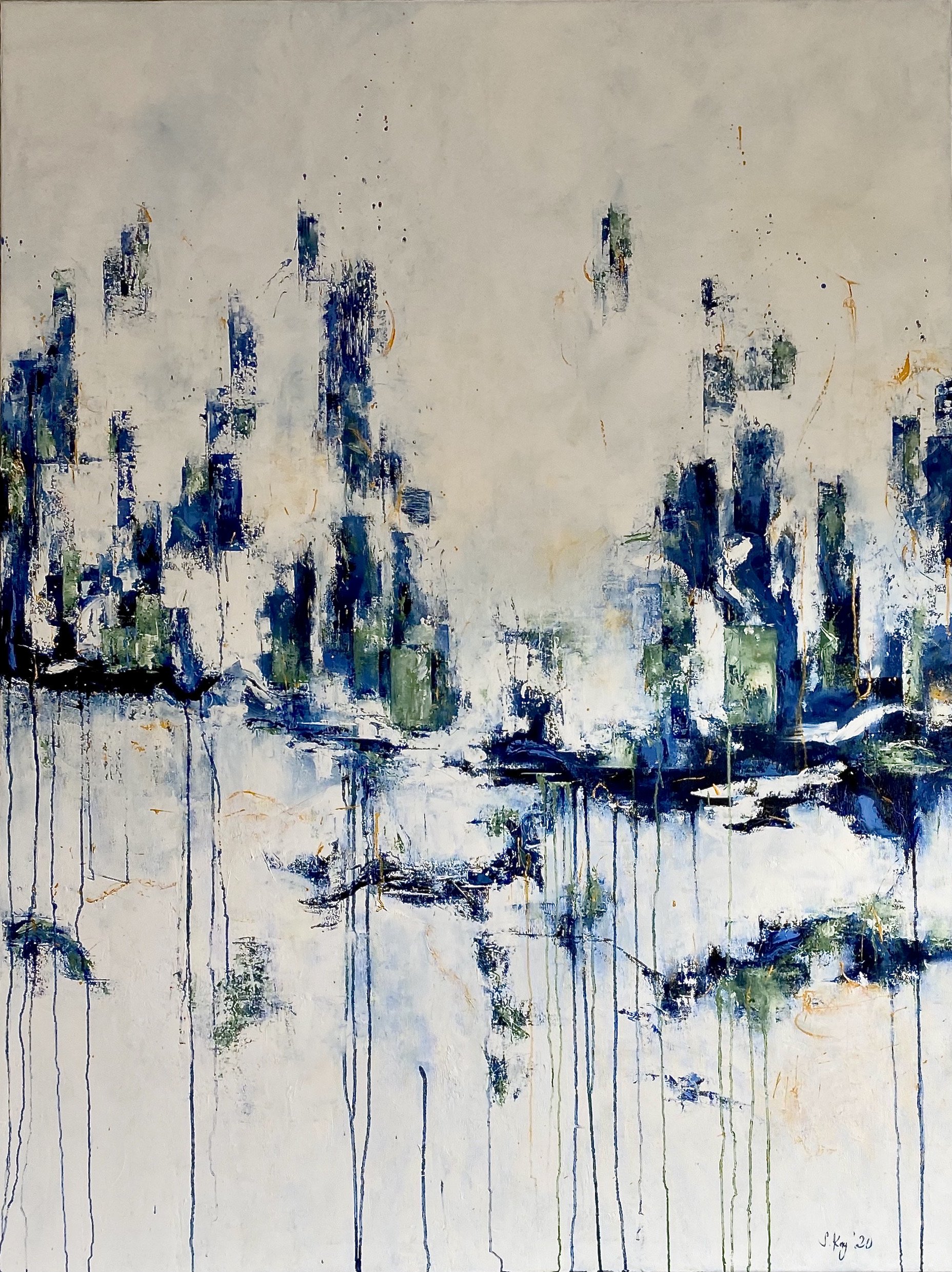 Fading City, 160x120x2 cm SOLD!