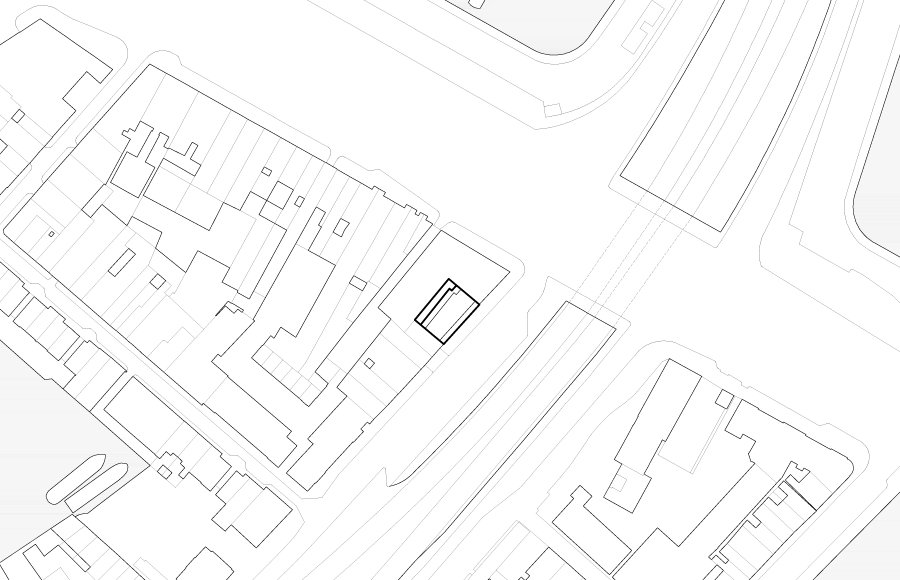 situatie tekening, Foliestraat, Amsterdam-Ronald Janssen Architecten