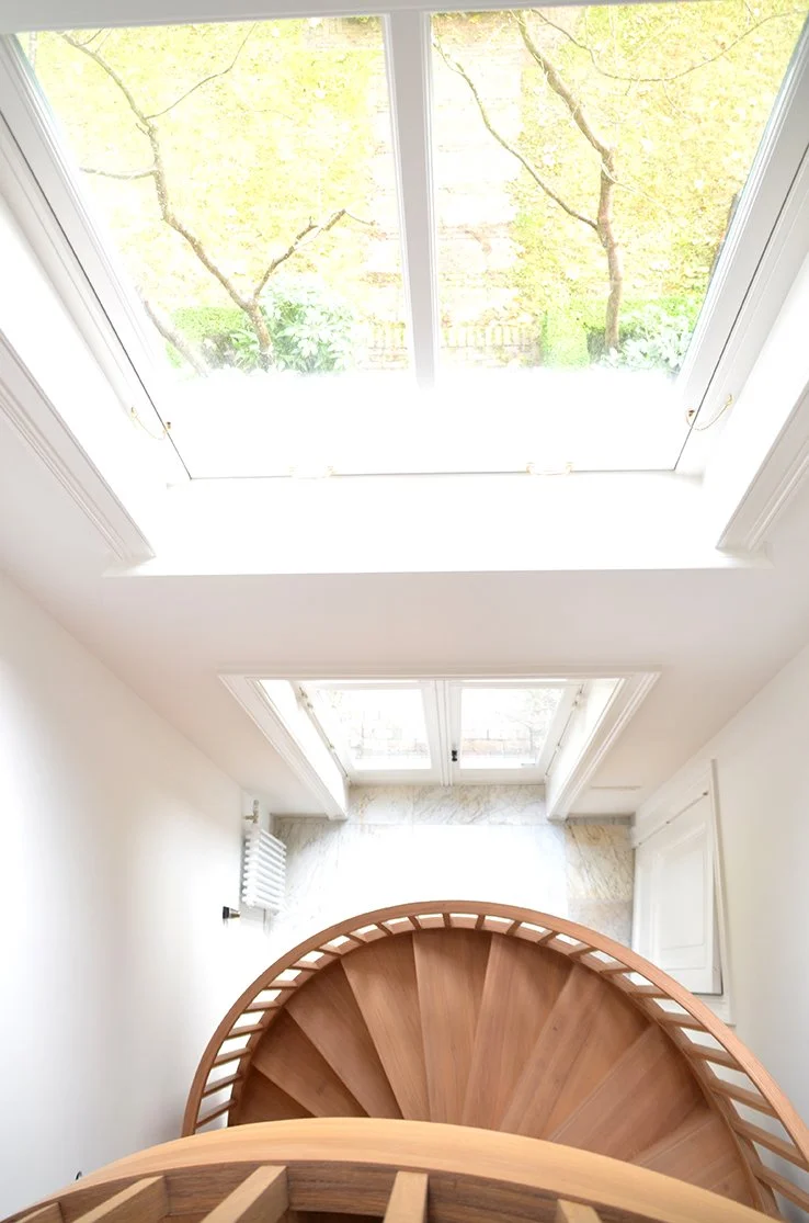 houten trap, Bloemendaal-Ronald Janssen Architecten