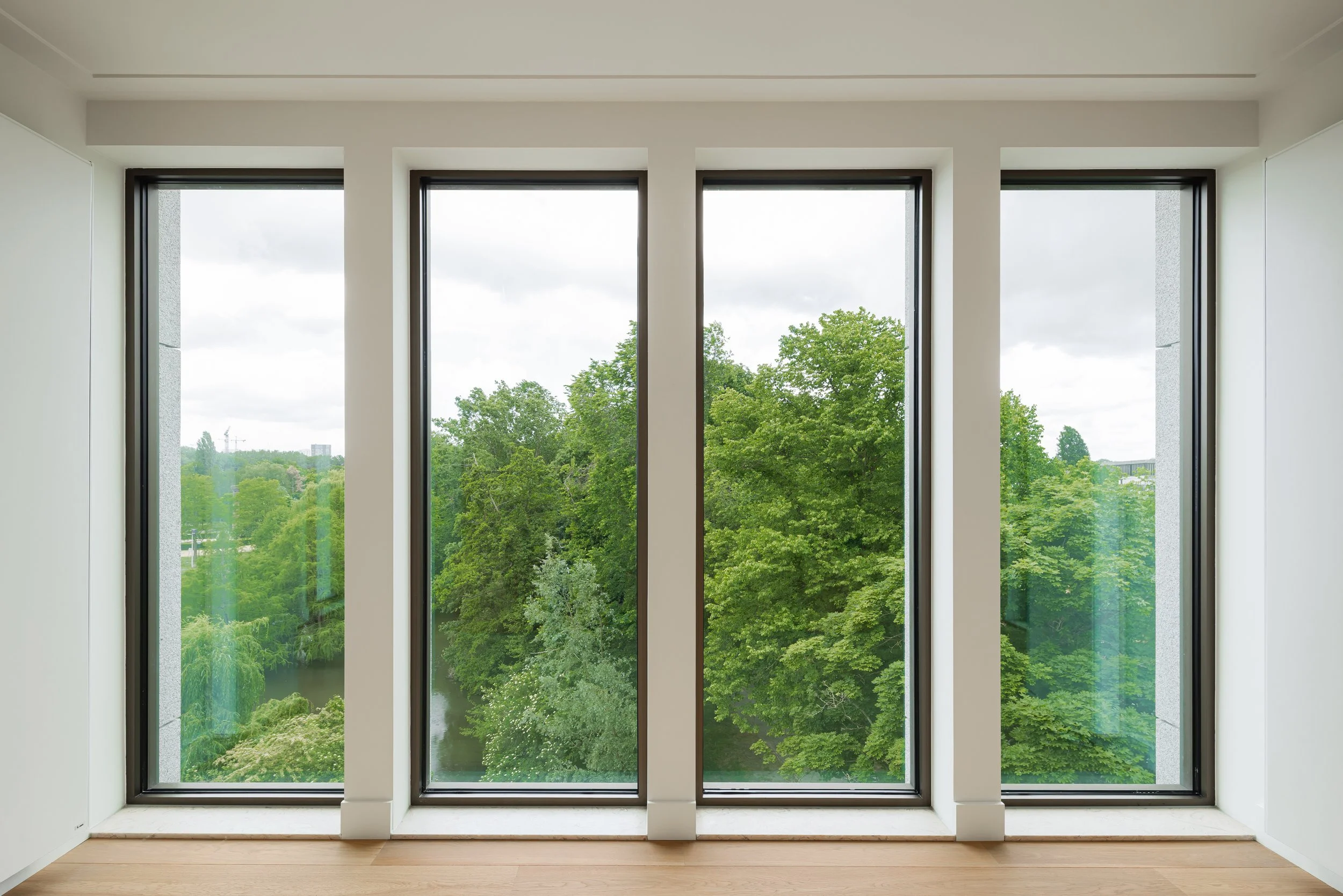 woning met uitzicht op park,   de Telefoondienst, Kamerlingh Onneslaan, Amsterdam, ontwerp Ronald Janssen Architecten