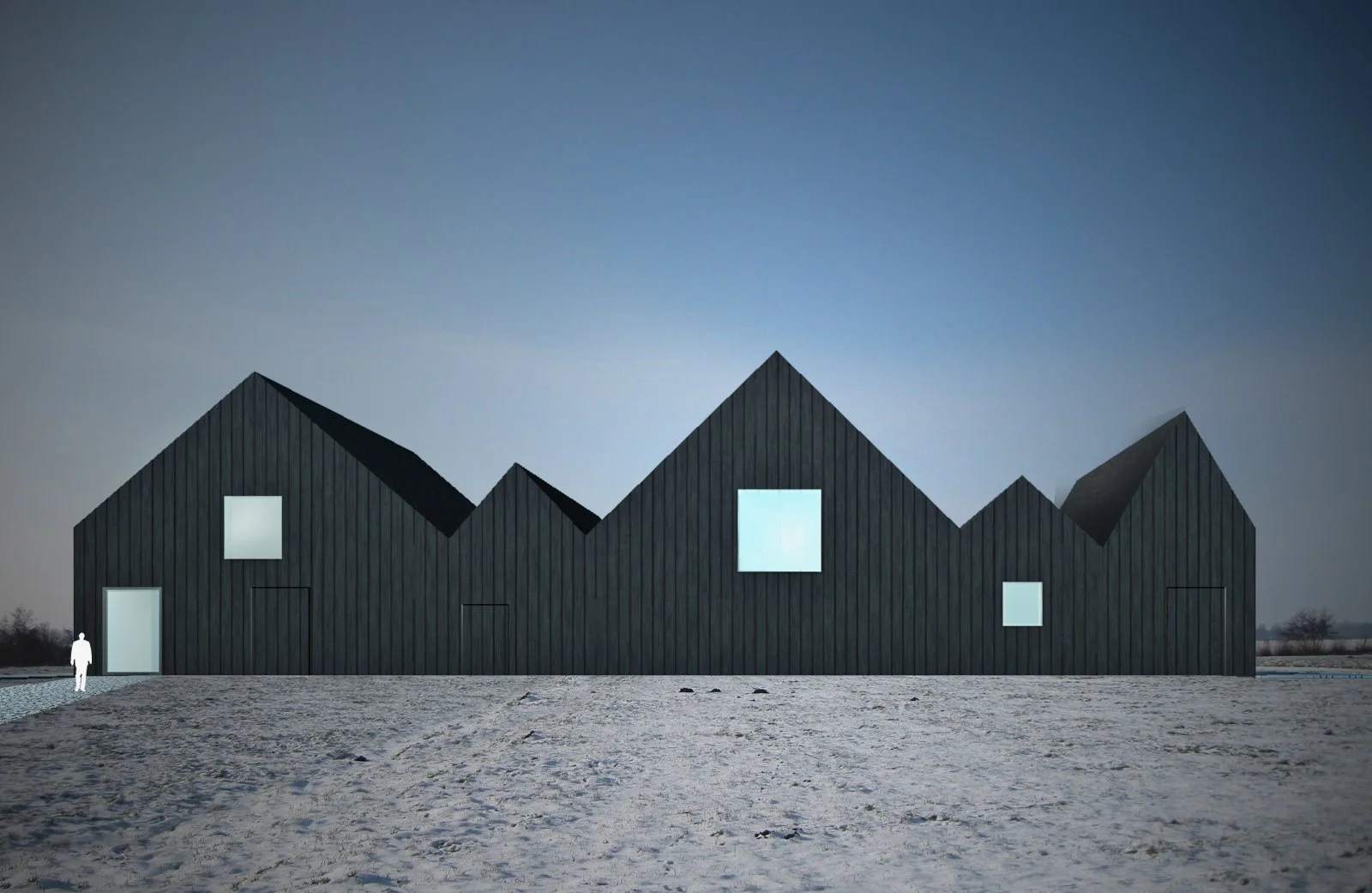 achergevel visual, Oukoopsedijk, Reeuwijk-Ronald Janssen Architecten