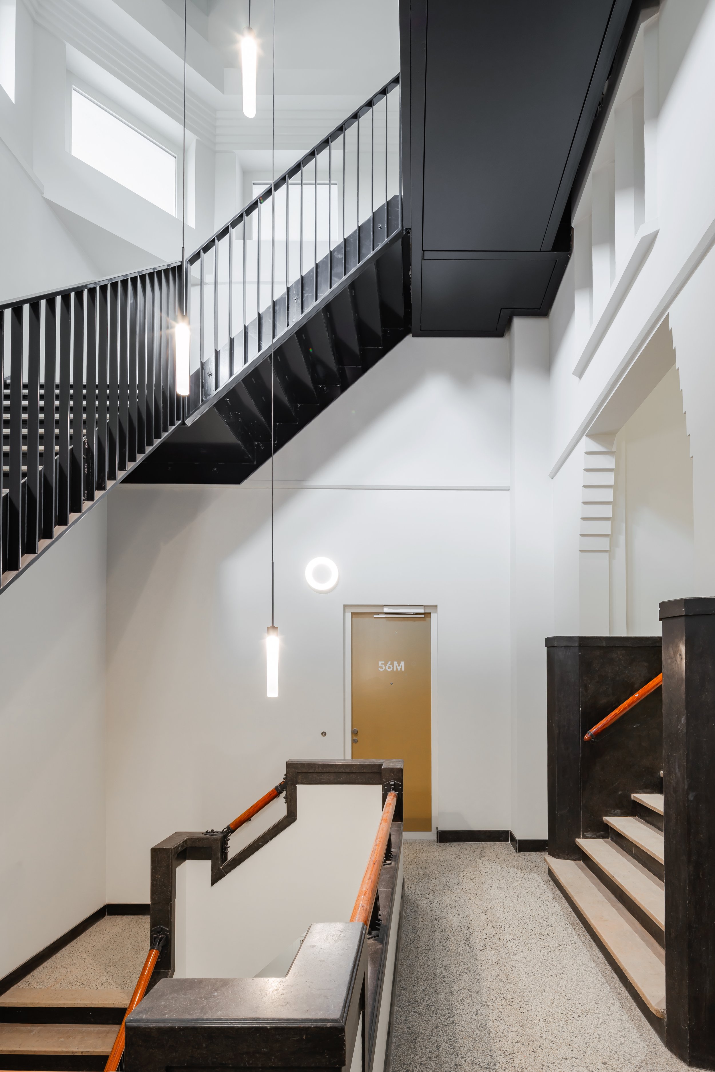 trappenhuis,  de Telefoondienst, Kamerlingh Onneslaan, Amsterdam, ontwerp Ronald Janssen Architecten