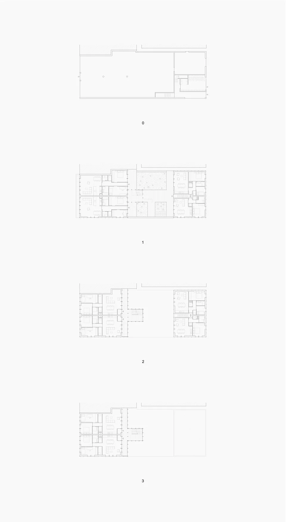 plattegronden, Kruisweg, Hoofddorp - Ronald Janssen Architecten