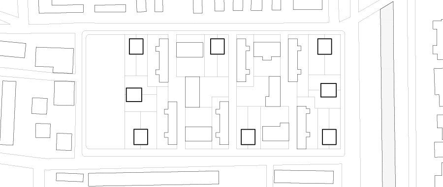 situatie tekening, Stellinghof, Vijhuizen-Ronald Janssen Architecten