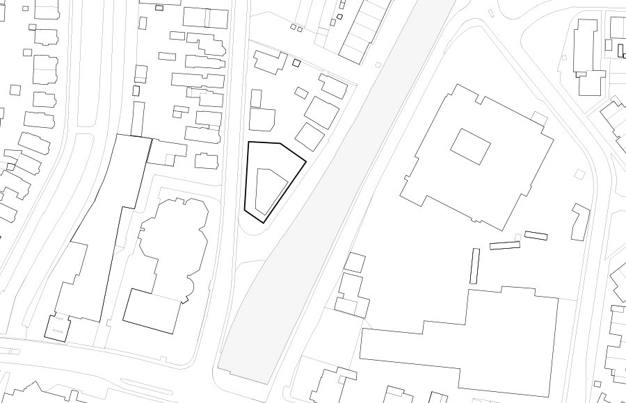 situatie tekening, Vlijtsekade, Apeldoorn-Ronald Janssen Architecten