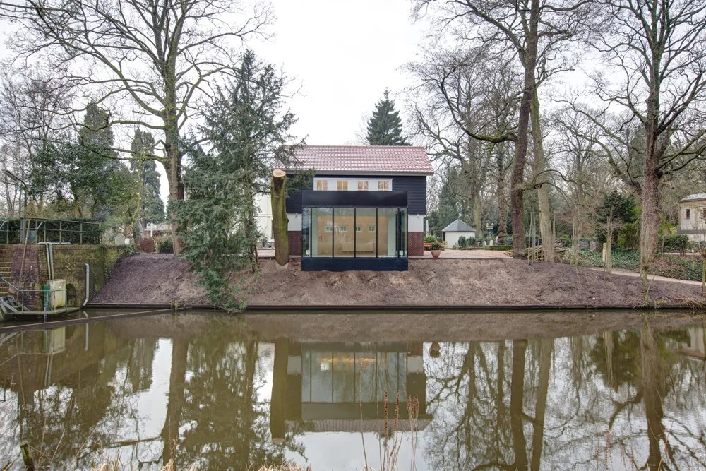 gevel aan de waterzijde, Zorgvlied, Amsterdam-Ronald Janssen Architecten