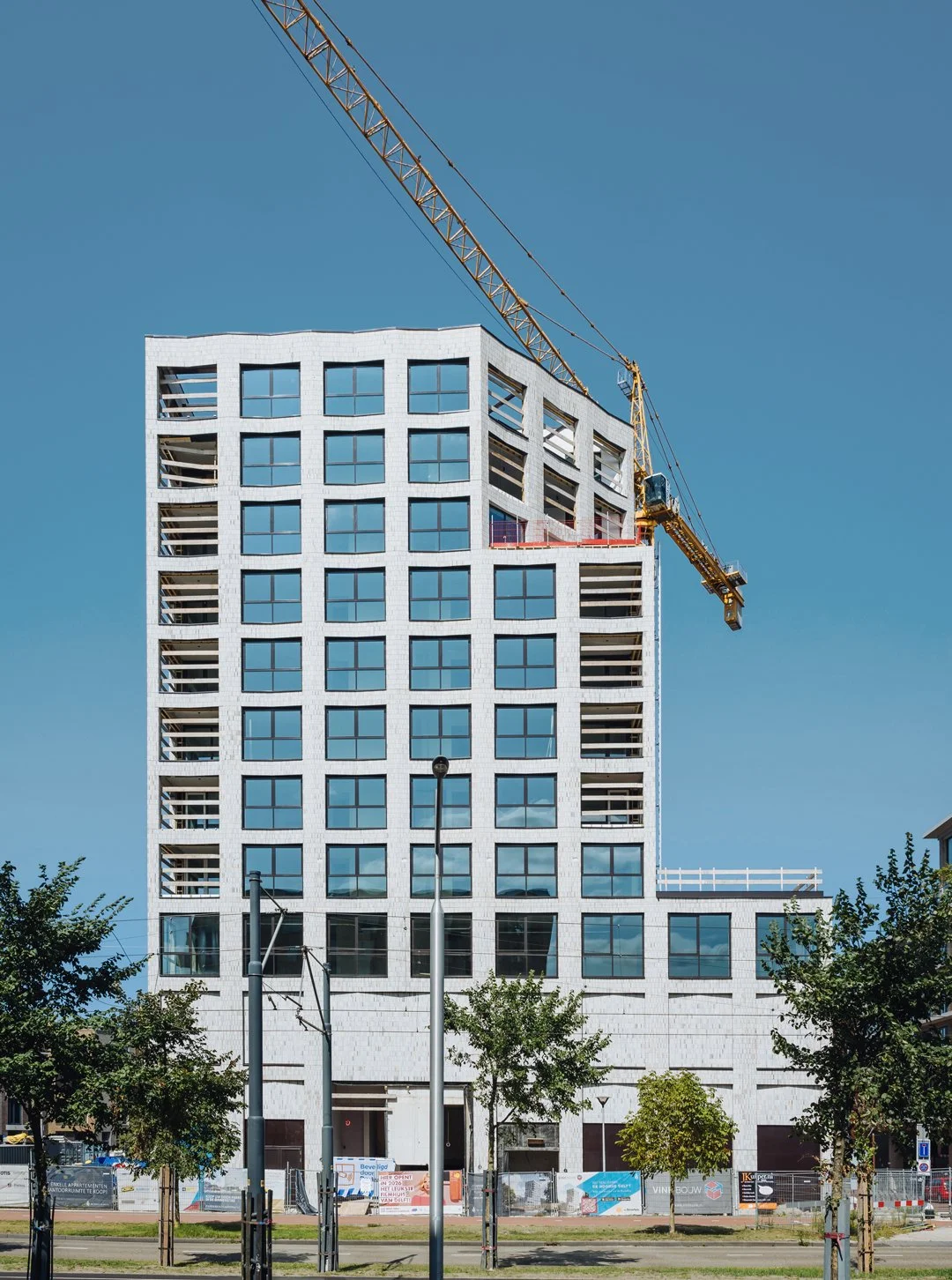 foto bouw, De hooghe delft, kavel 2.5 van leeuwenhoekkwartier, Delft-Ronald Janssen Architecten