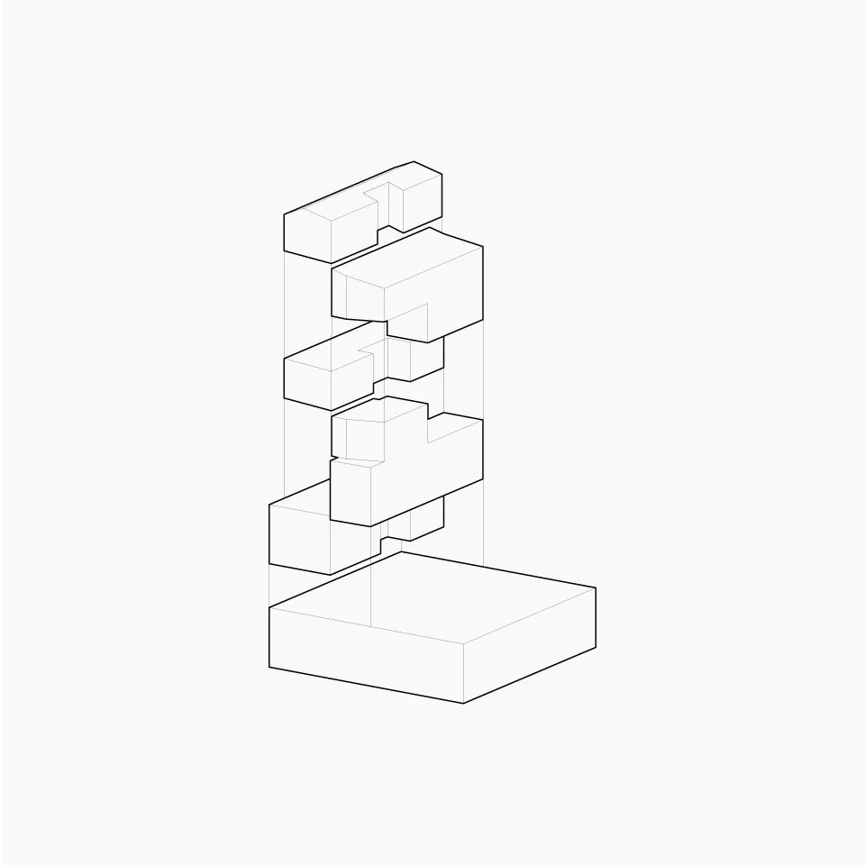 tekening woning opbouw, van Ostadestraat 89, Amsterdam, ontwerp Ronald Janssen Architecten, opdracht Aham Vastgoed