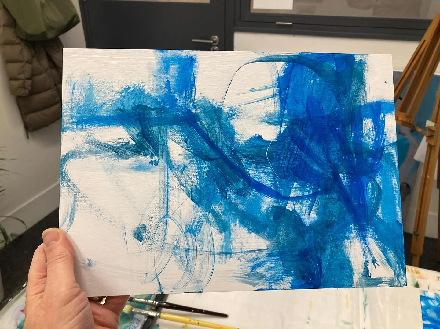 Some starts today in the studio. Beginning with line, flow, shapes, contrast and composition. 

Once I start making a few marks, the conversation starts. Ok so it&rsquo;s a conversation I&rsquo;m having with myself, but at least I know I&rsquo;m a go