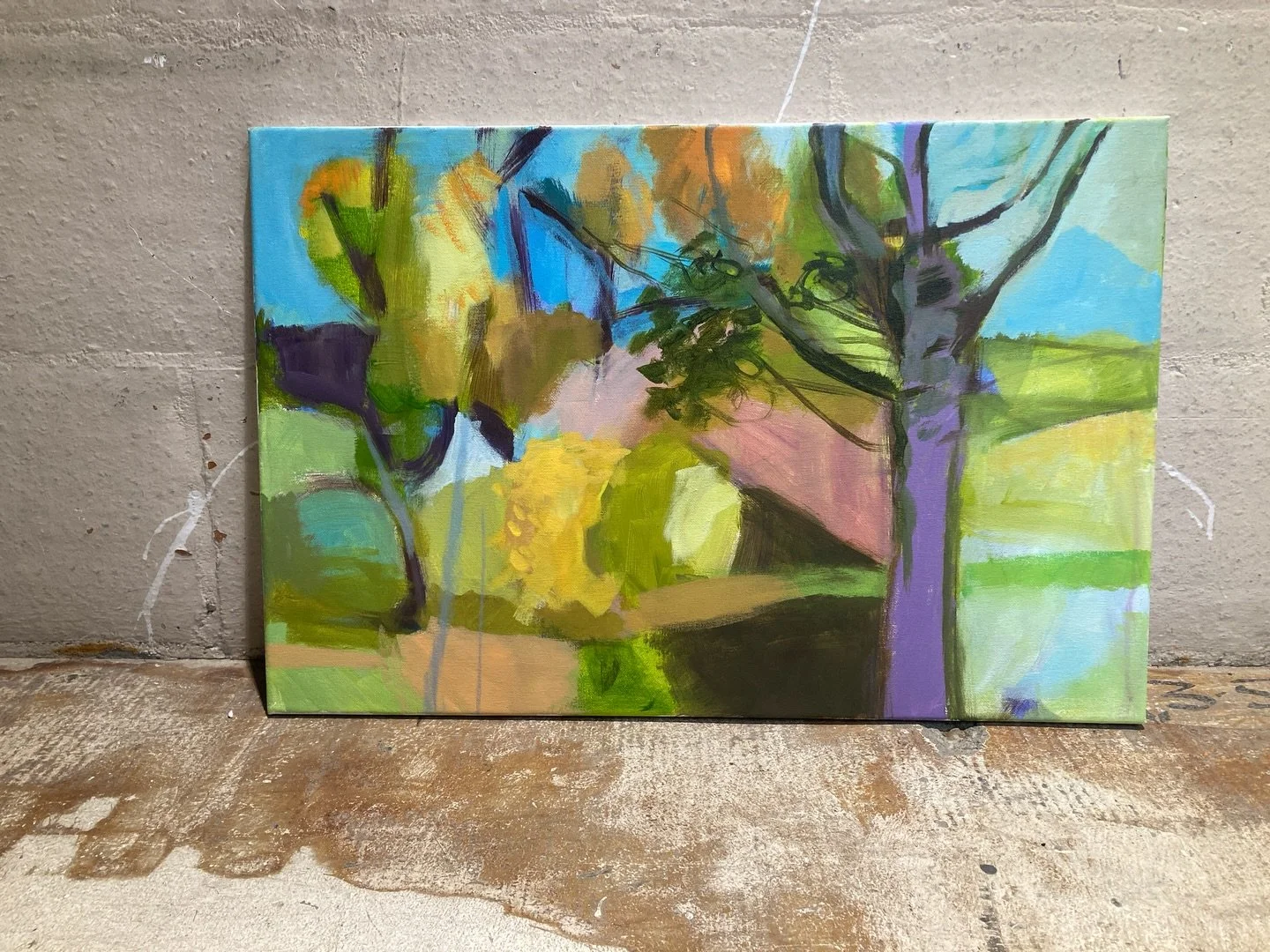 Progress on these two today&hellip; 

I&rsquo;ve got a stack of boards and canvases calling out for attention - I&rsquo;d like to work on all of them at once. I&rsquo;ve got to keep reminding myself I&rsquo;ve only got two hands.

A bit of news, I am