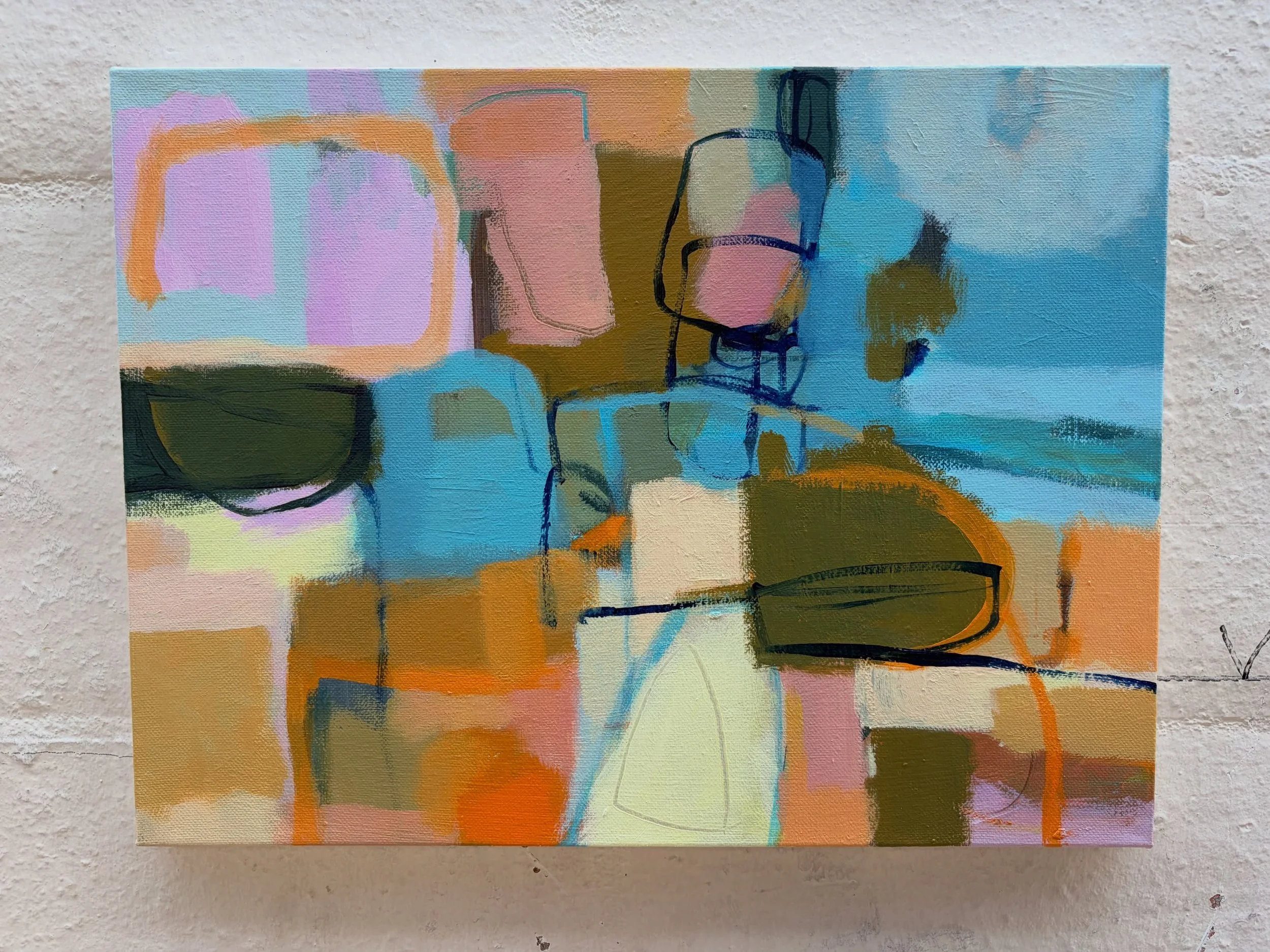 Looking at shapes, colours and lines. The possibilities are endless as is the joy in the making.

I&rsquo;m not sure it&rsquo;s fair I should enjoy this so much! 

#creativeprocess #intuitiveart #joyofcreating #abstractpainting #contemporaryart