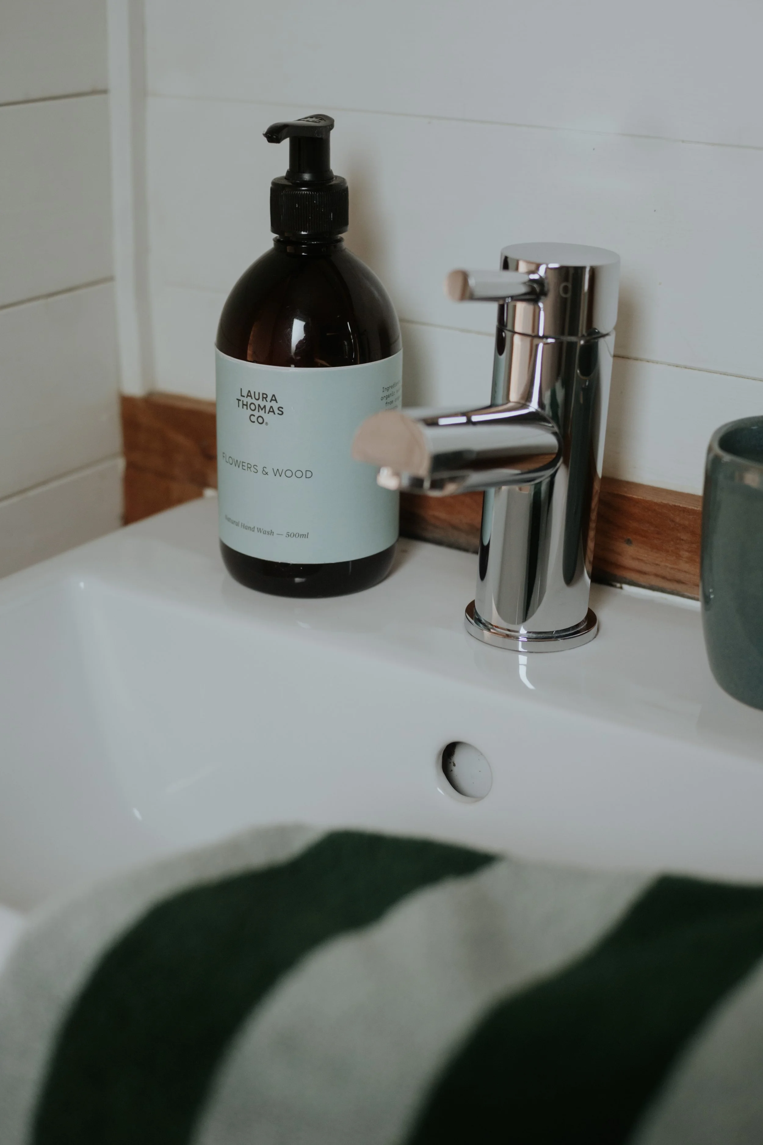 Laura Thomas handwash at the Secret Cabin