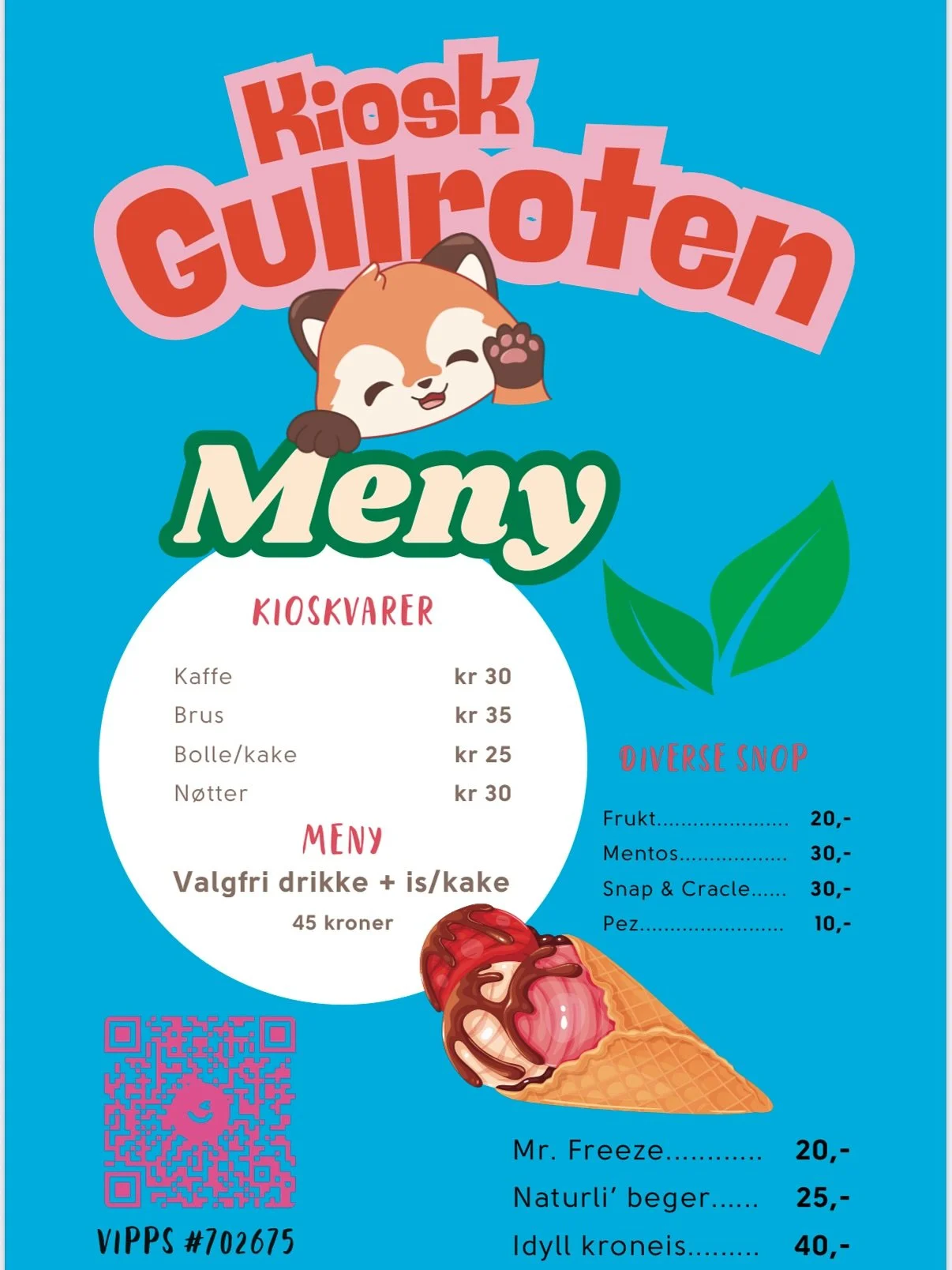 Gullroten stiller med kiosk p&aring; Framtid -Milj&oslash;festivalen2.0, og de har med seg masse godsaker 🍭🍦☕️

M&oslash;t opp i Kanalparken i Moss, 31.august, fra kl 12.30 til 17.00 🥤🥜🧁