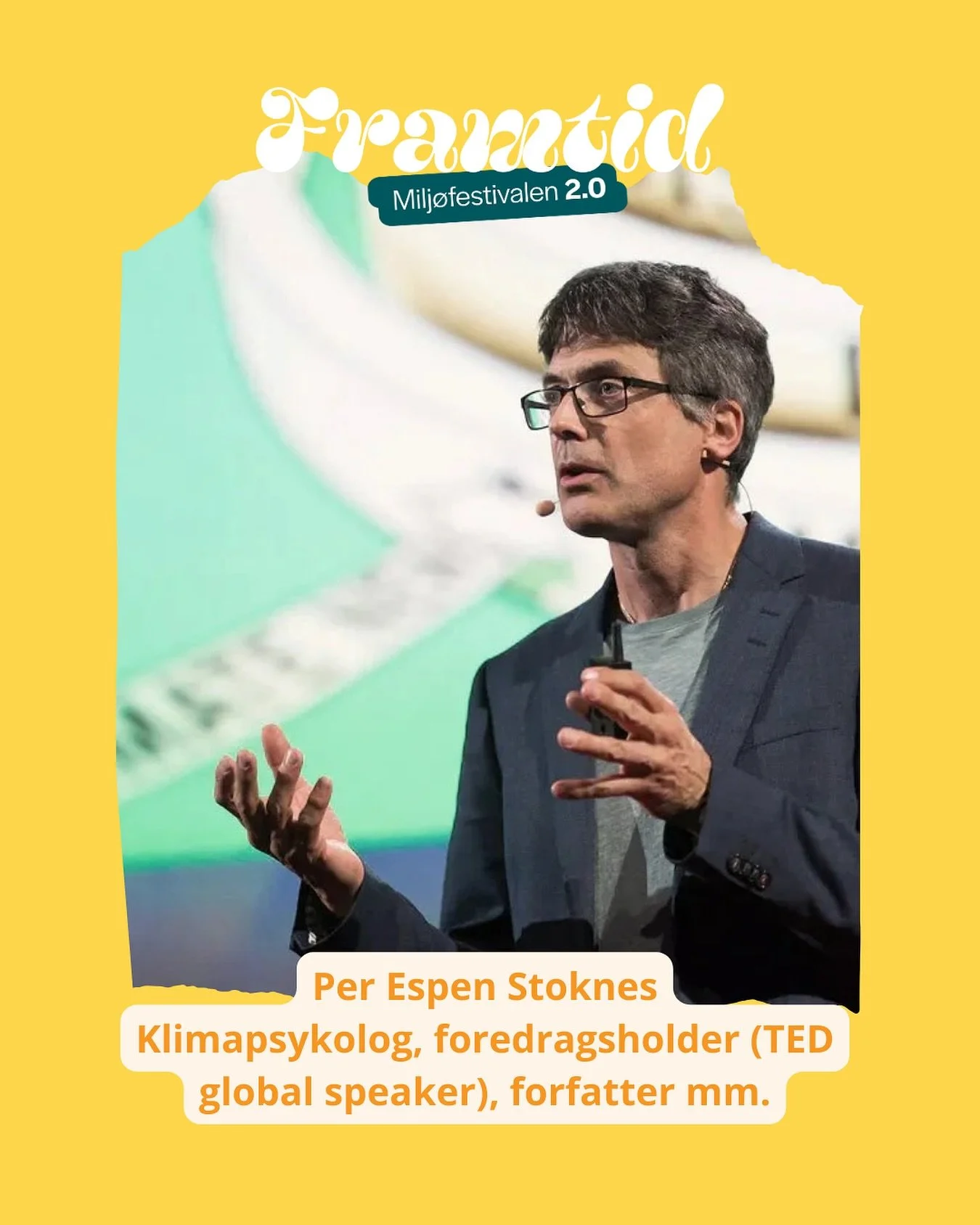 &ldquo;Det er h&aring;p, og jeg gir meg faen ikke!&rdquo; ✊🏻

Hva kan vi gj&oslash;re for framtida? For klima og milj&oslash;? Det skal vi f&aring; vite mer om under foredraget til Per Espen Stoknes - Klimapsykolog, foredragsholder (TED global speak