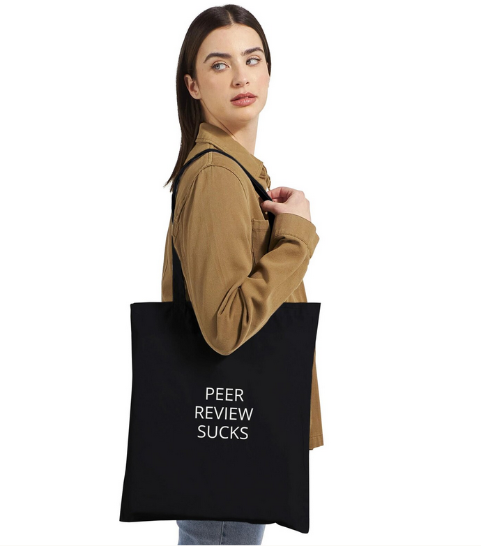 Black Cotton Tote Bag